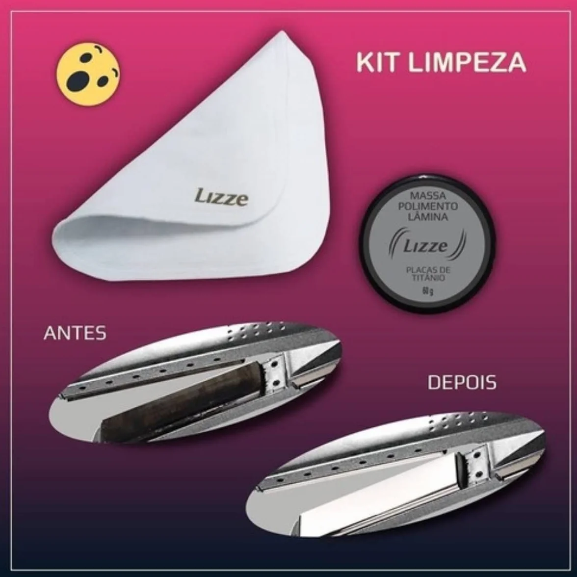 Kit de pulido de placas de titanio alisador Lizze 60 g