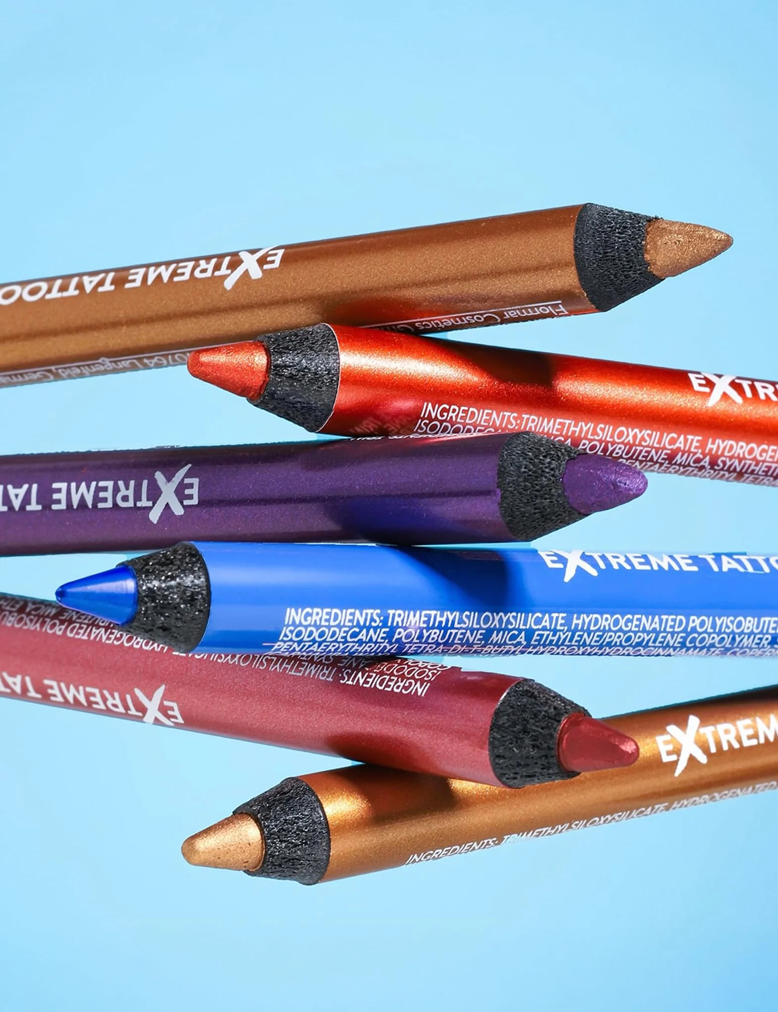 Flormar Extreme Tattoo Gel Pencil 006 Onyx water resistant eyeliner pigmentado larga duración waterproof