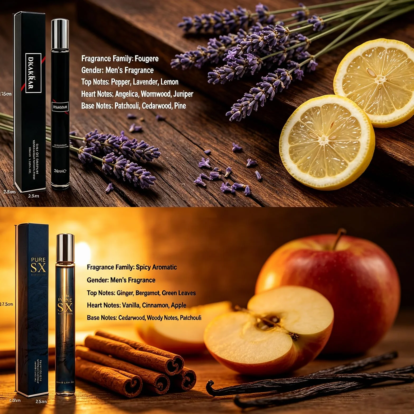 Eau De Parfum Hombre Spicy Vanilla Set Regalo 6 x 38ml