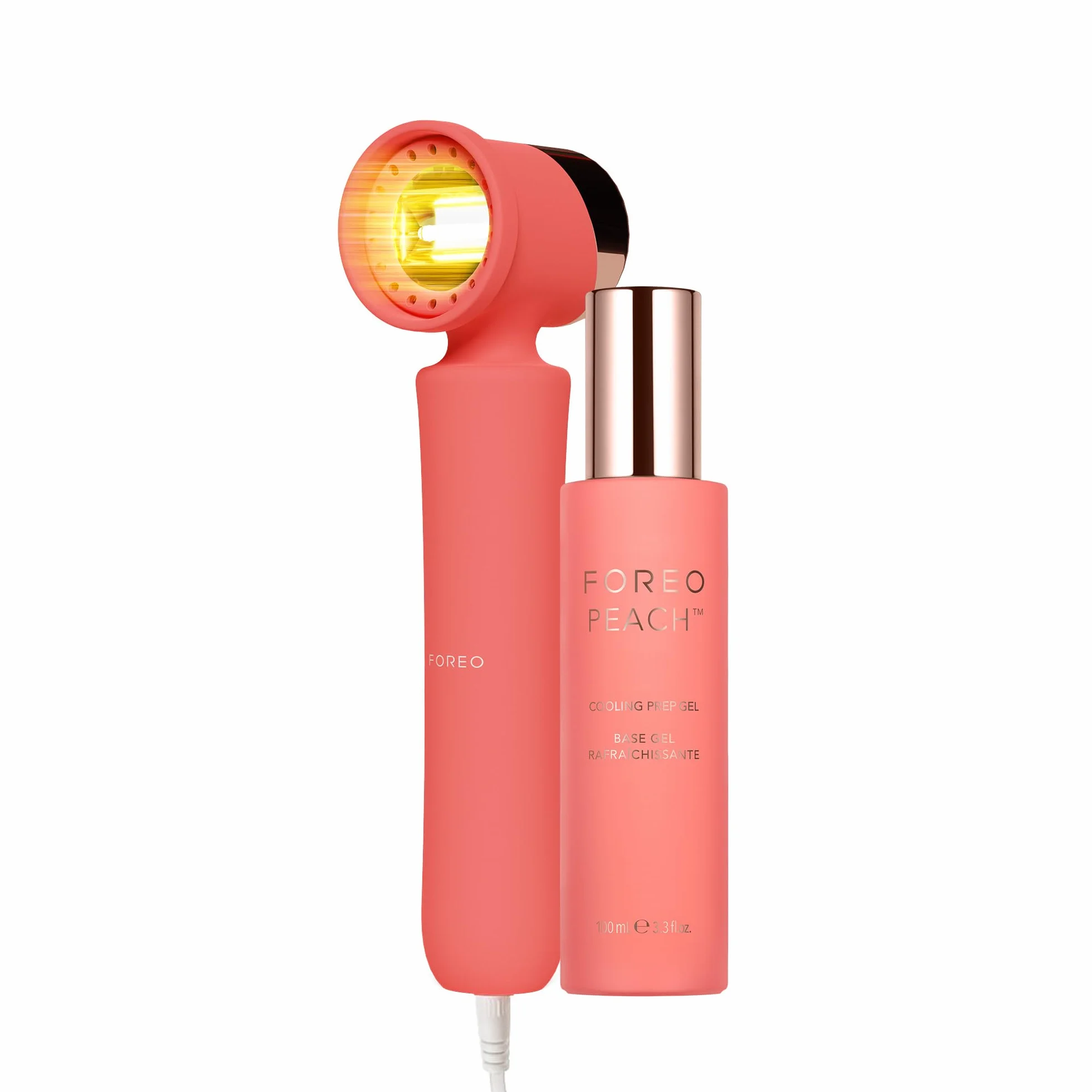 FOREO PEACH 2 Depiladora láser IPL Depilación duradera luz pulsada cuerpo rostro enfriamiento piel escudo silicona