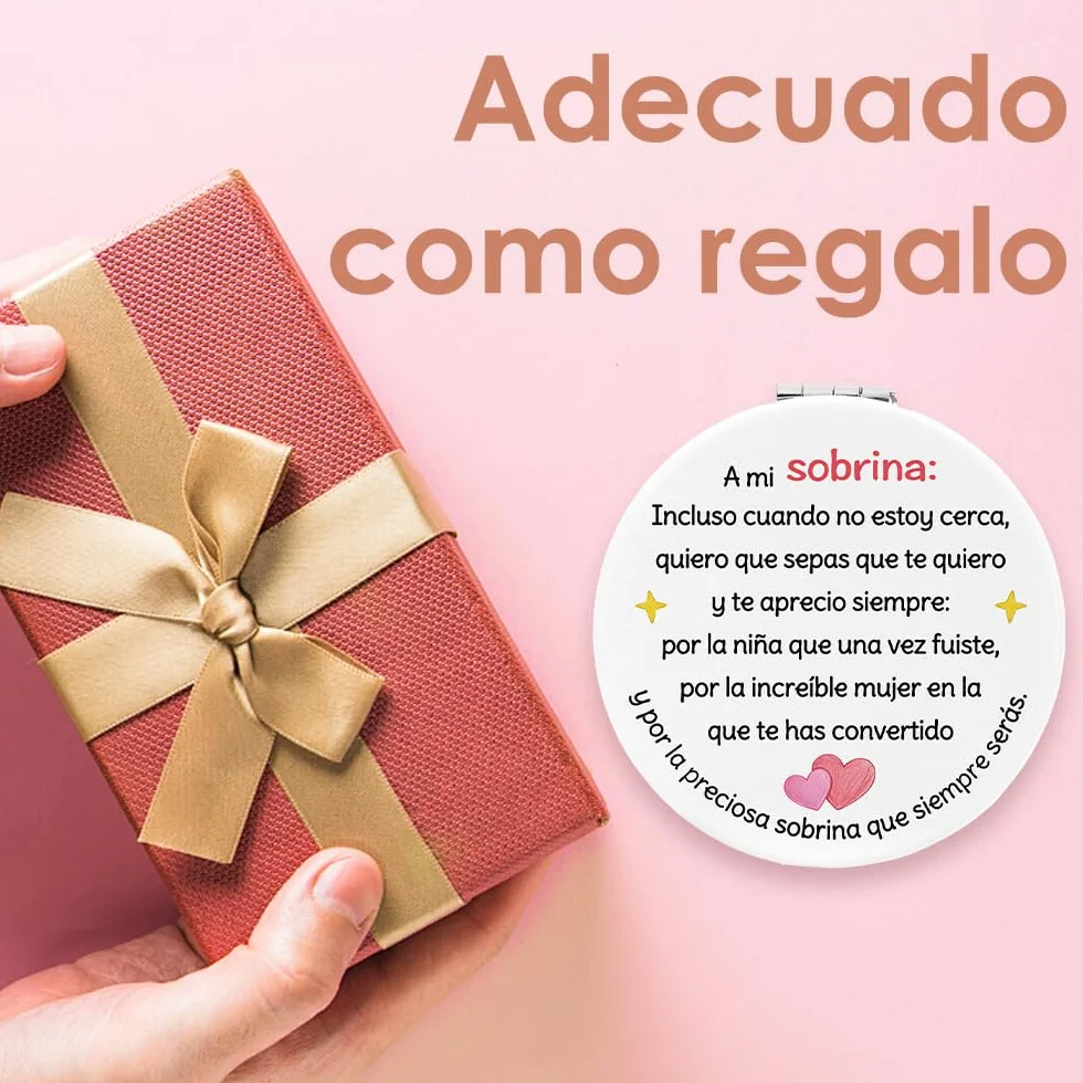 Espejos Compactos Regalos Originales Para Mujer Sobrina Tia