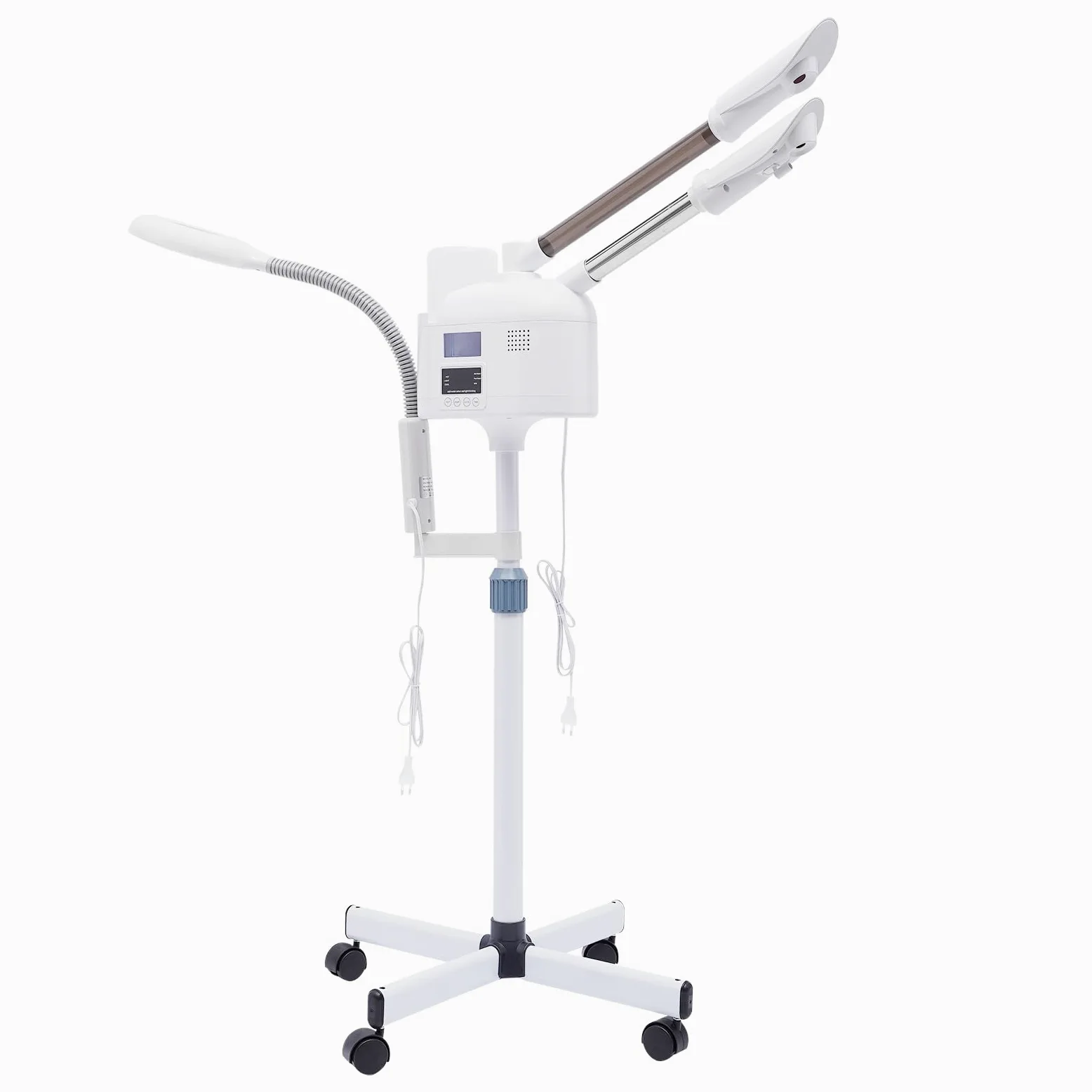 Vaporizador facial 3 en 1 Spa Salon Combi Vapozon, vaporizador de ozono, lámpara de lupa, humidificador, salón de belleza, sauna facial