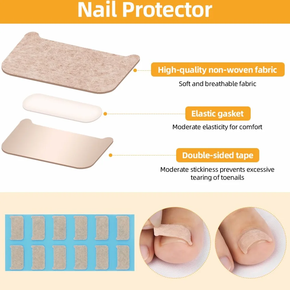Beugo Juego de Uñas Encarnadas 168 PCS, 7 en 1 Kit de Pedicura en Acero Inoxidable con Cortaúñas