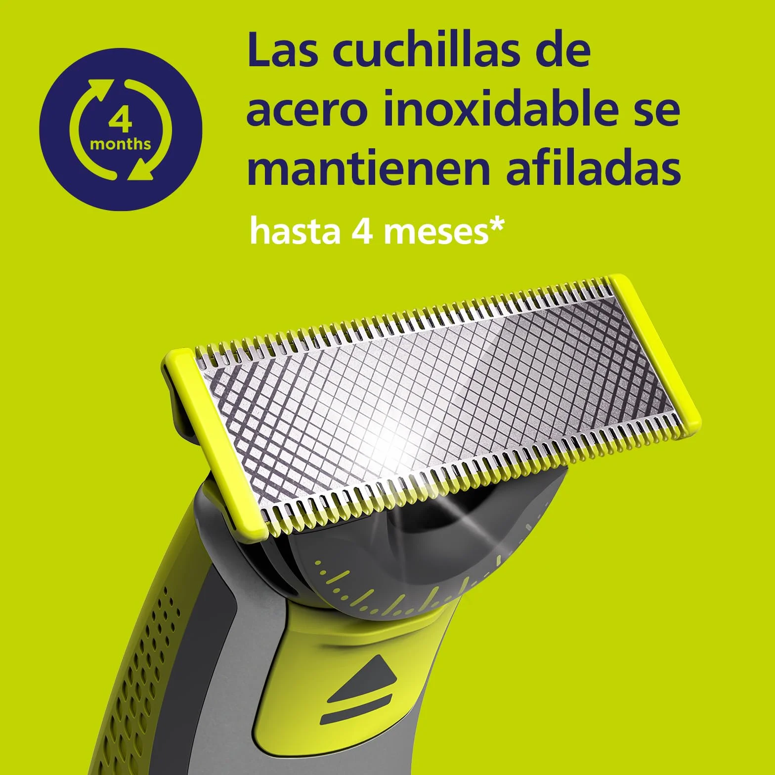 Philips OneBlade Original 360 cuchillas compatibles OneBlade Pro 4 unidades QP440/50