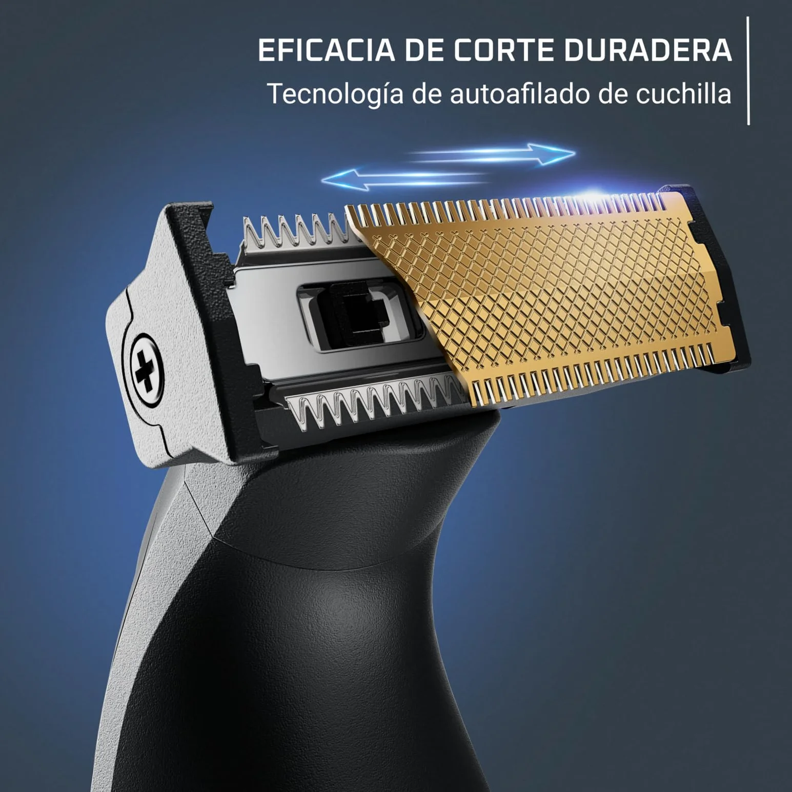 Rowenta Forever Sharp Comfort, Barbero, Diseñado para Durar, Cuchillas Autoafilables, 120 min de Autonomía, TN6044E0
