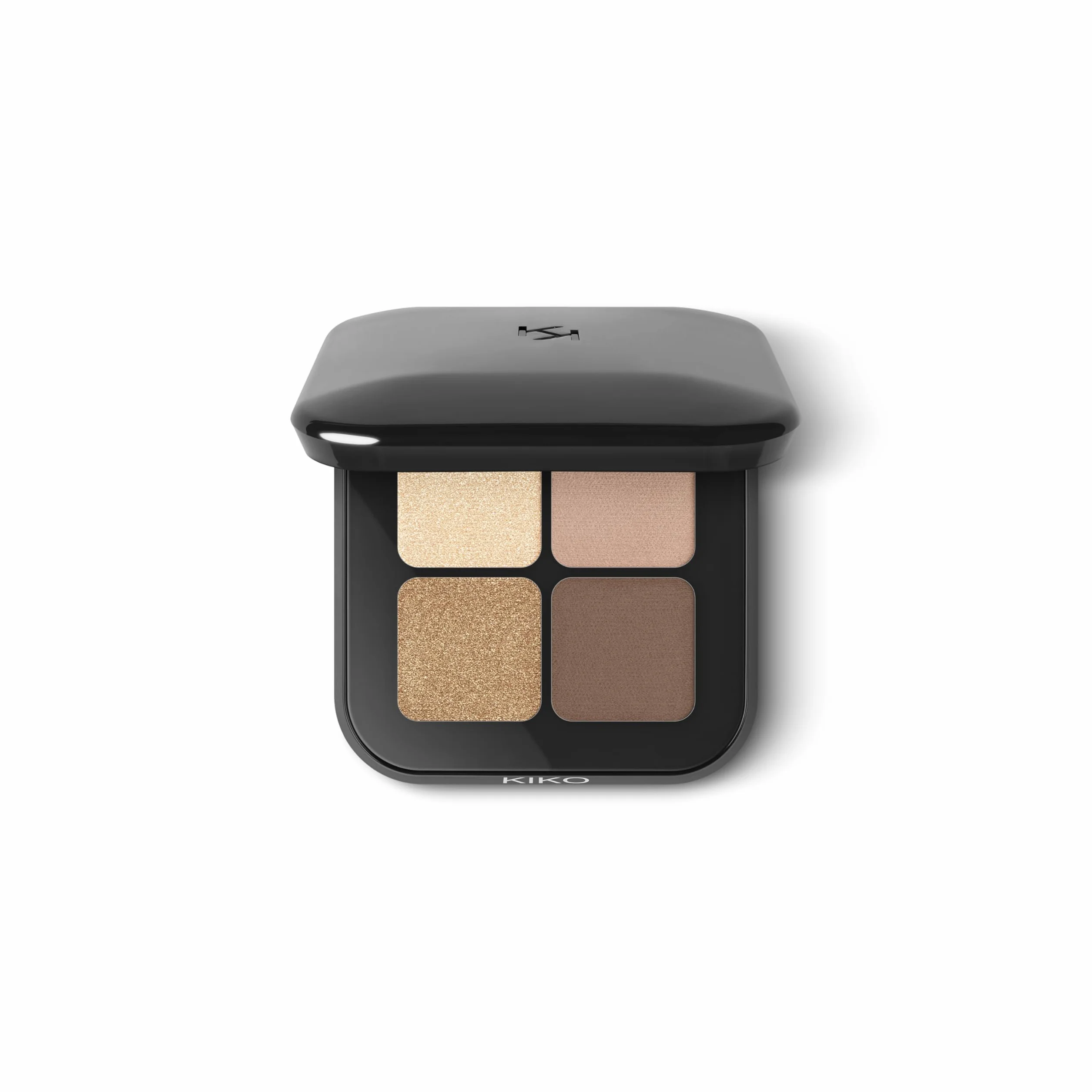 KIKO Milano Bright Quartet Eyeshadow Palette 01 Paleta 4 Sombras Ojos Cocidas