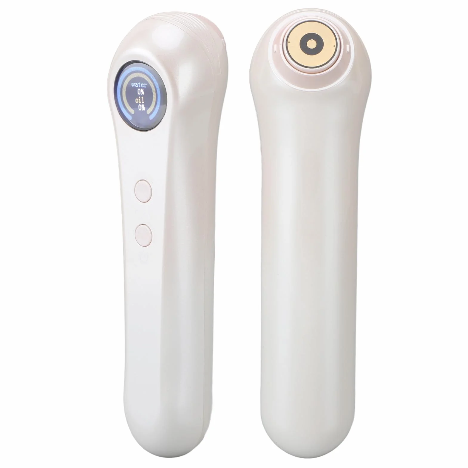 Analizador Digital de Precisión del Contenido de Aceite de la Piel, Monitor Detector de Probador de Humedad Facial, Analizador de Humedad de la Piel para Niñas y Mujeres
