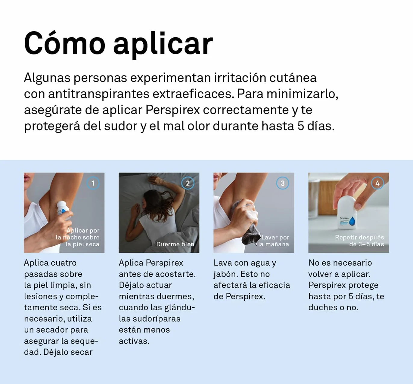 Perspirex Comfort Desodorante Antitranspirante Roll On 20 Ml