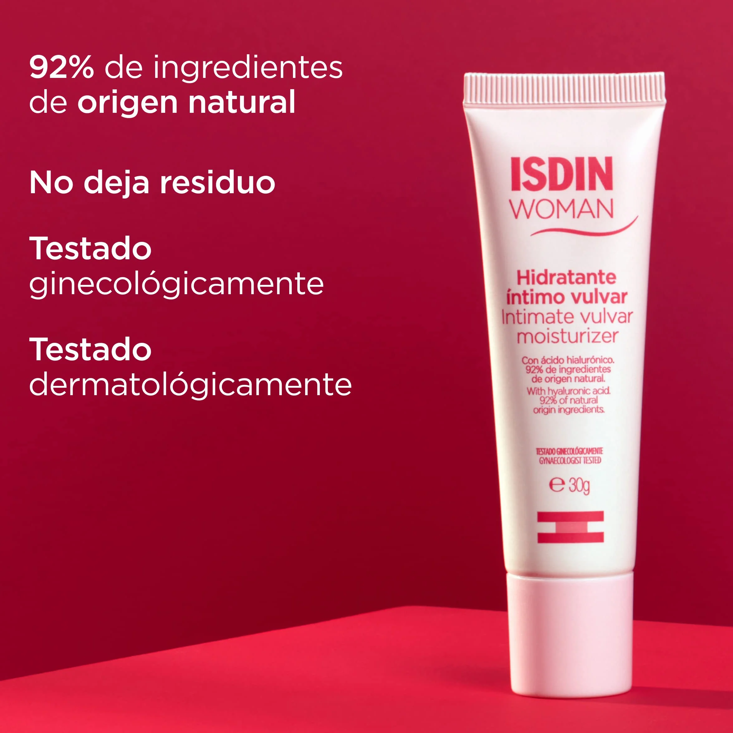 ISDIN Woman Hidrante Vulvar, Sin fragancia, Sin Color, 30 g