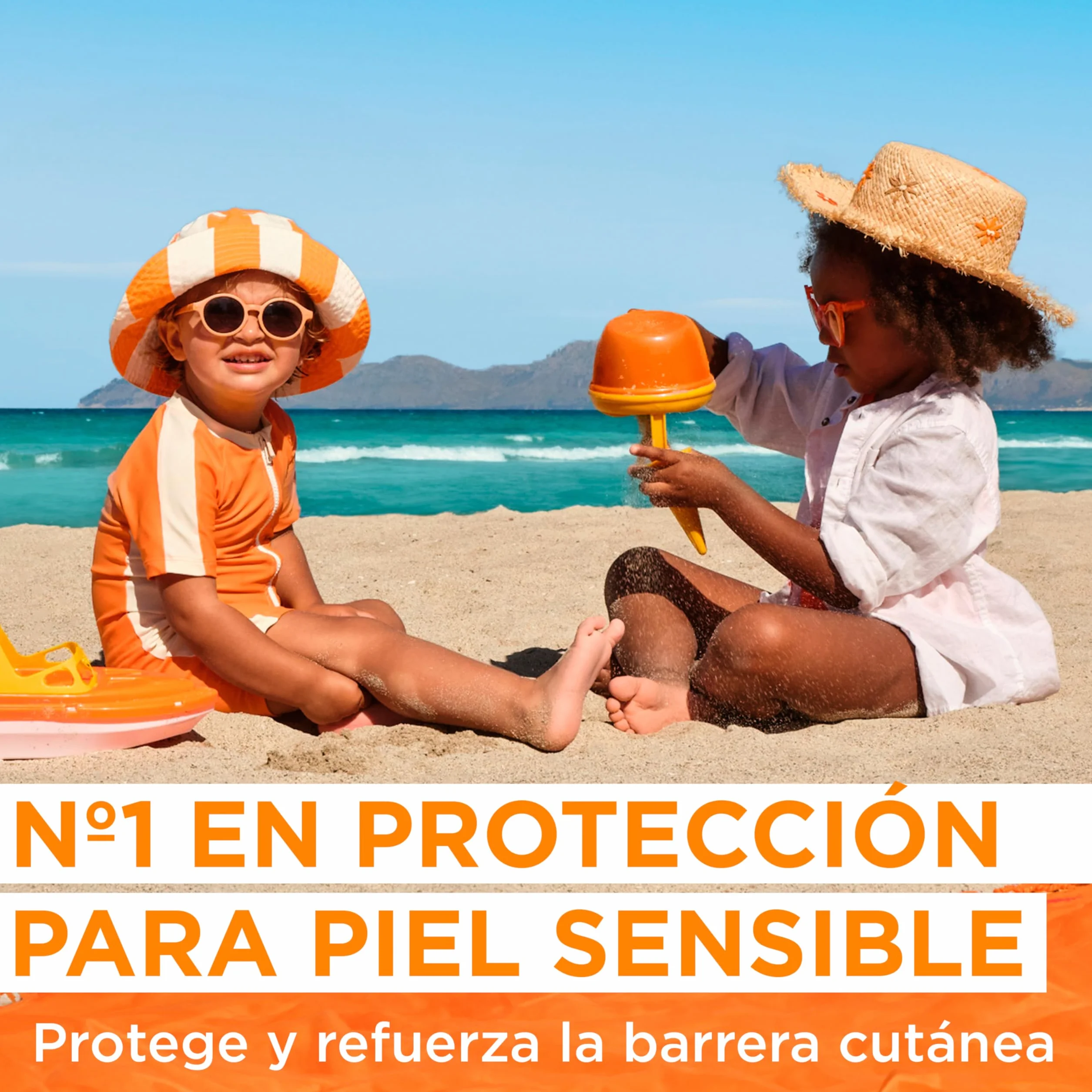 GARNIER DELIAL Niños Sensitive Advanced Spray Protector Solar Anti-Arena IP50+ 150 ml