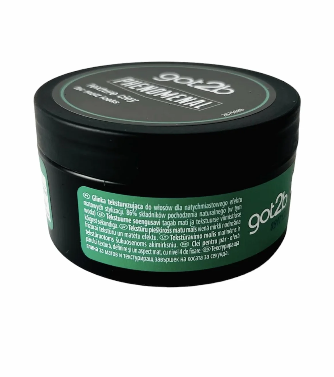 got2b Phenomenal Texture Clay Halt 5 100 ml cera para el cabello hombres estilo barbería mate