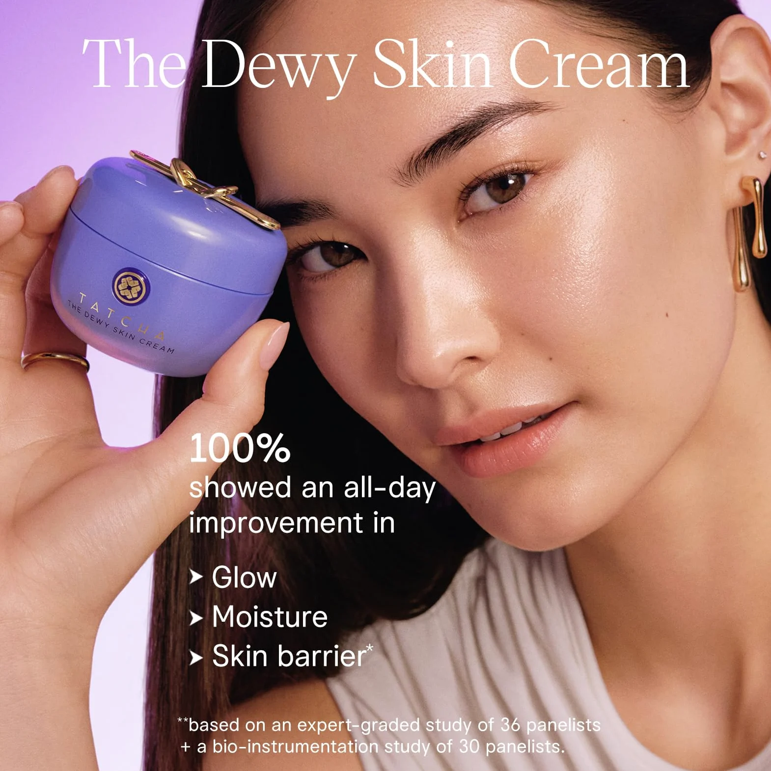 Tatcha The Dewy Skin Cream | Rich Cream to Hydrate, Plump and Protect Dry and Combo Skin | 50 ml / 1.7 oz