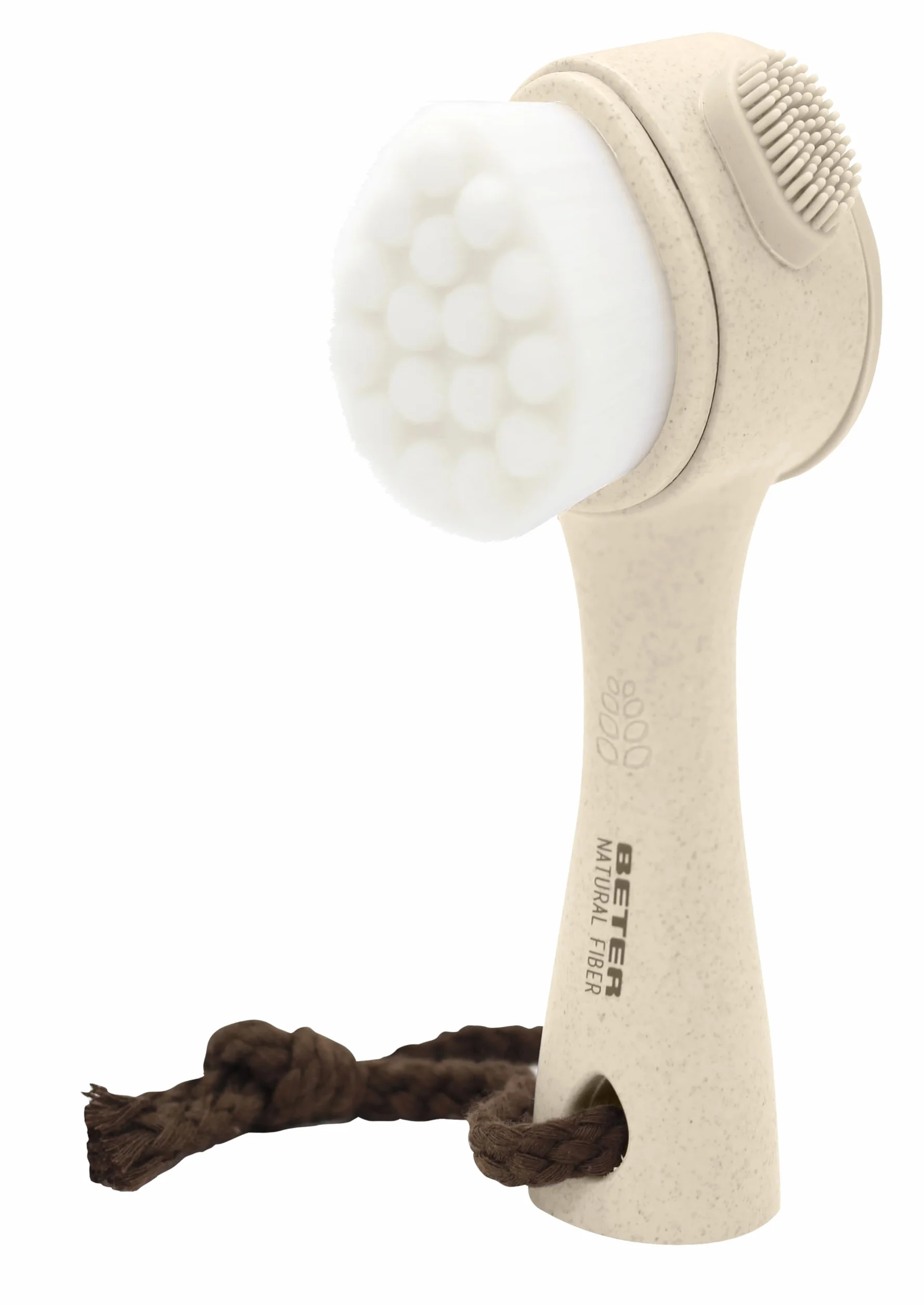 Beter Cepillo de limpieza facial 3 en 1 Natural Fiber Exfoliante Limpiador de Poros