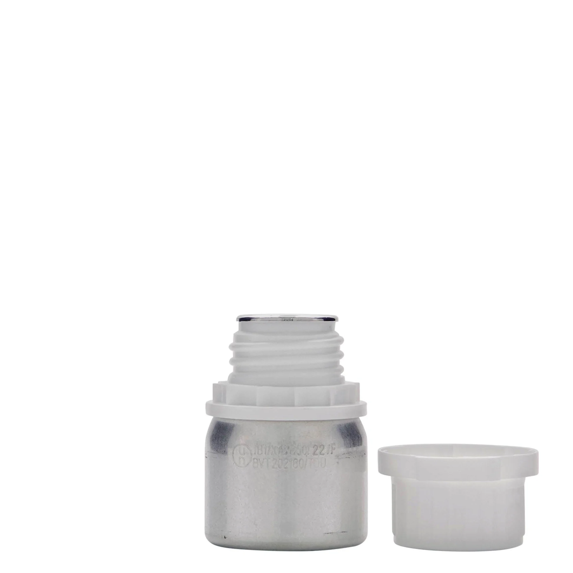 Juego de 24 botellas de aluminio de 50 ml con tapón de rosca para líquidos fotosensibles