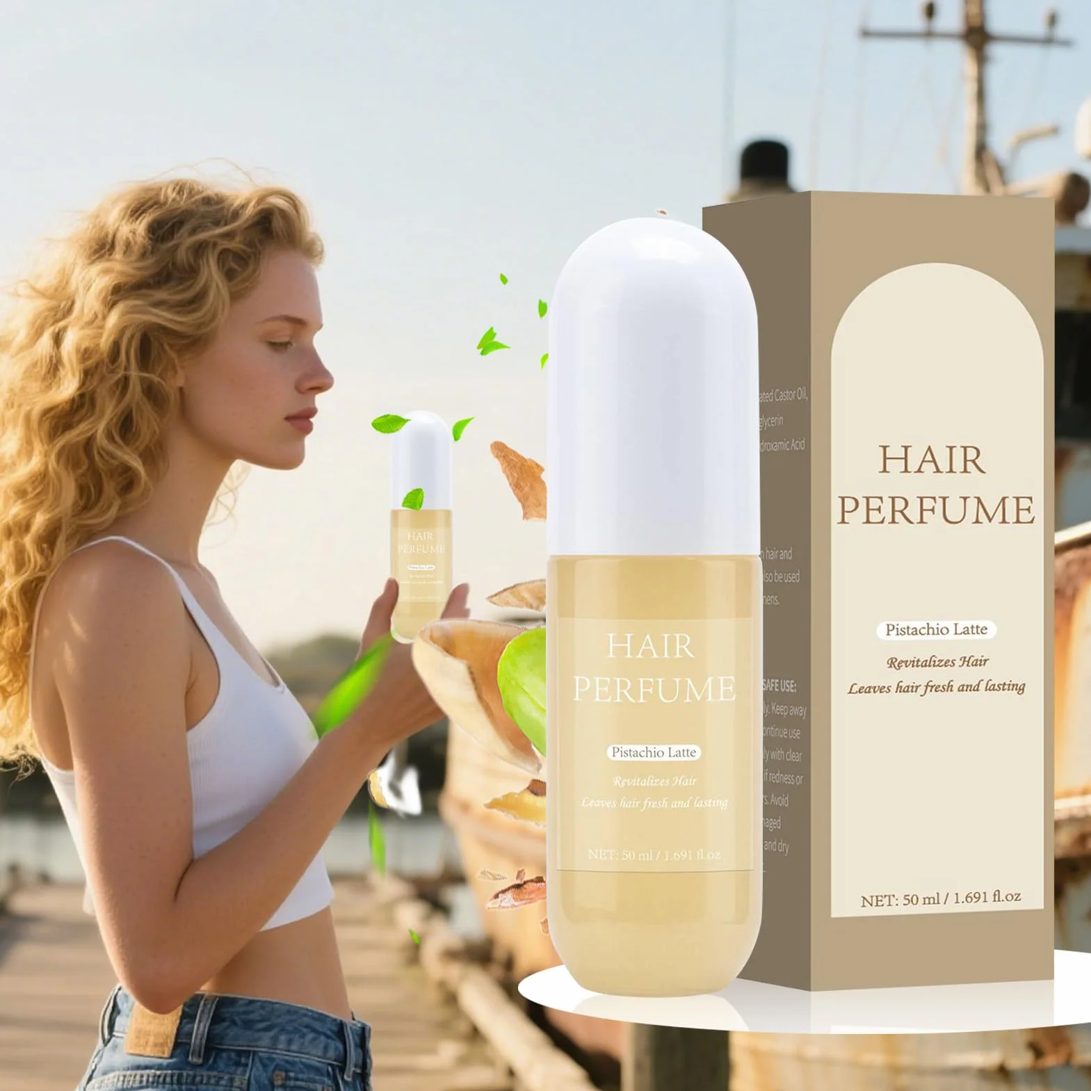 Perfume para el cabello de larga duración 50 ml aerosol para mujer