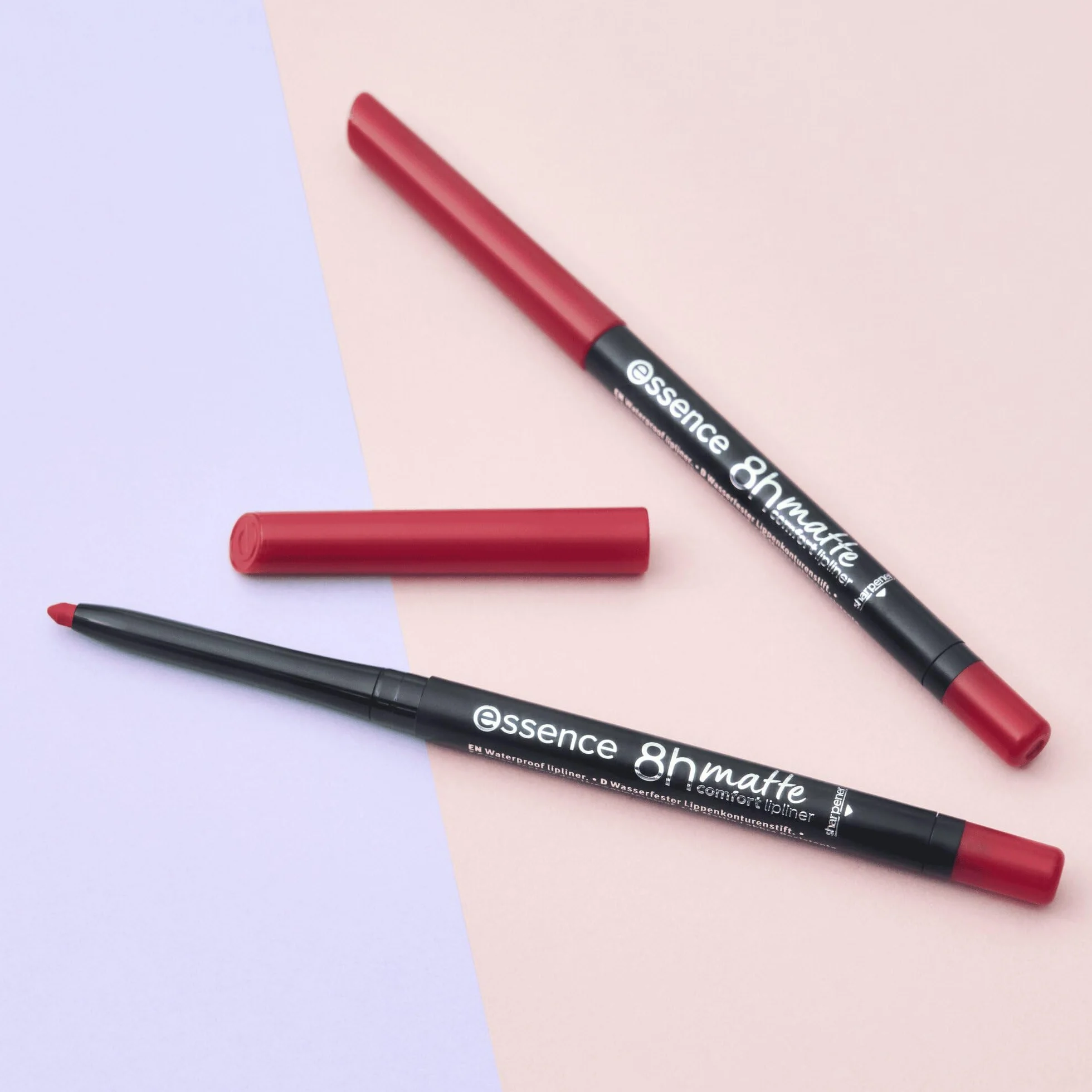 essence 8h MATTE comfort perfilador de labios, larga duración, mate 0.3g