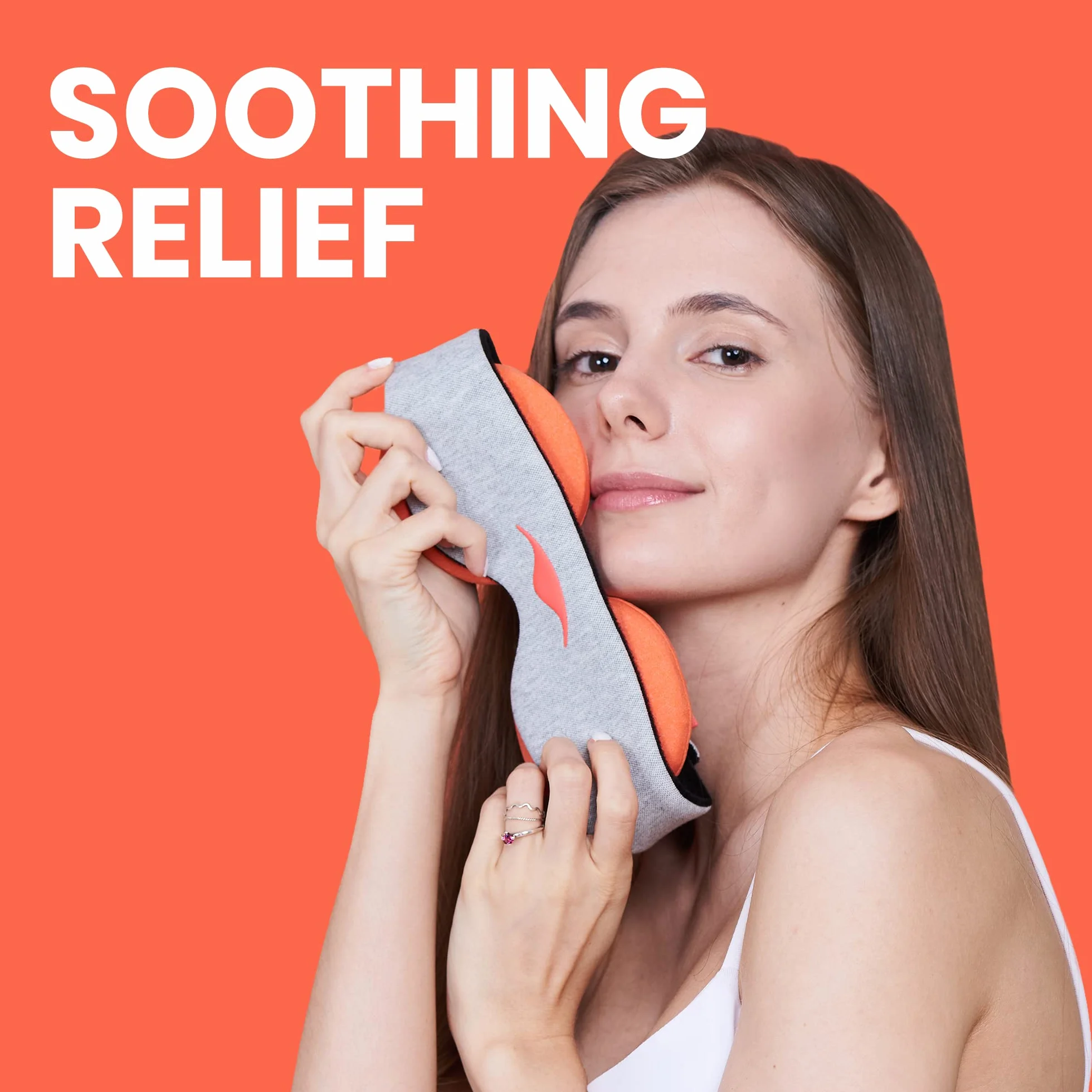 Manta Steam - Antifaz para dormir, totalmente opaca, con cero presión ocular, 100% natural, suave, para dolores de cabeza de migraña, descanso, sueño, ojos secos, ojos hinchados y alivio de los senos