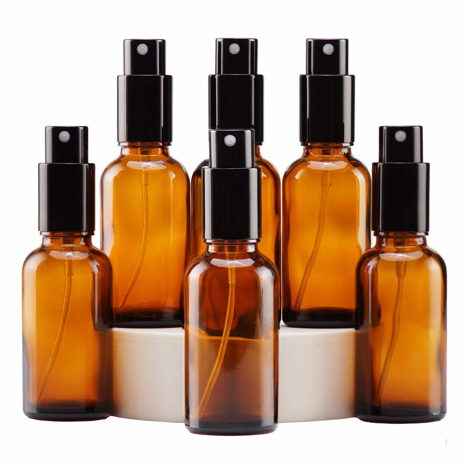 YIZHAO Ambar Pulverizador Cristal 30ml Glass Spray Bottles Atomizador 6Pcs