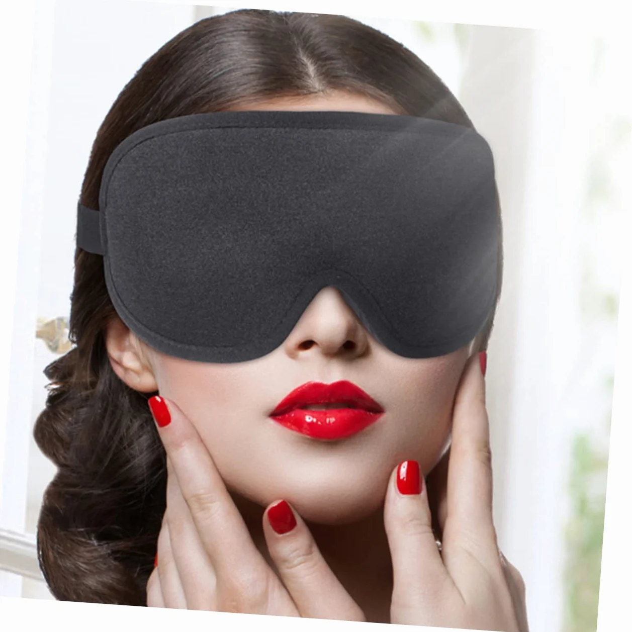 minkissy 4piezas De Sueño y Portátil Oculador Opaco Para Hombre y Mujer Para Viajes y Descanso Material y Transpirable Diseño Ergonómico y Ligero