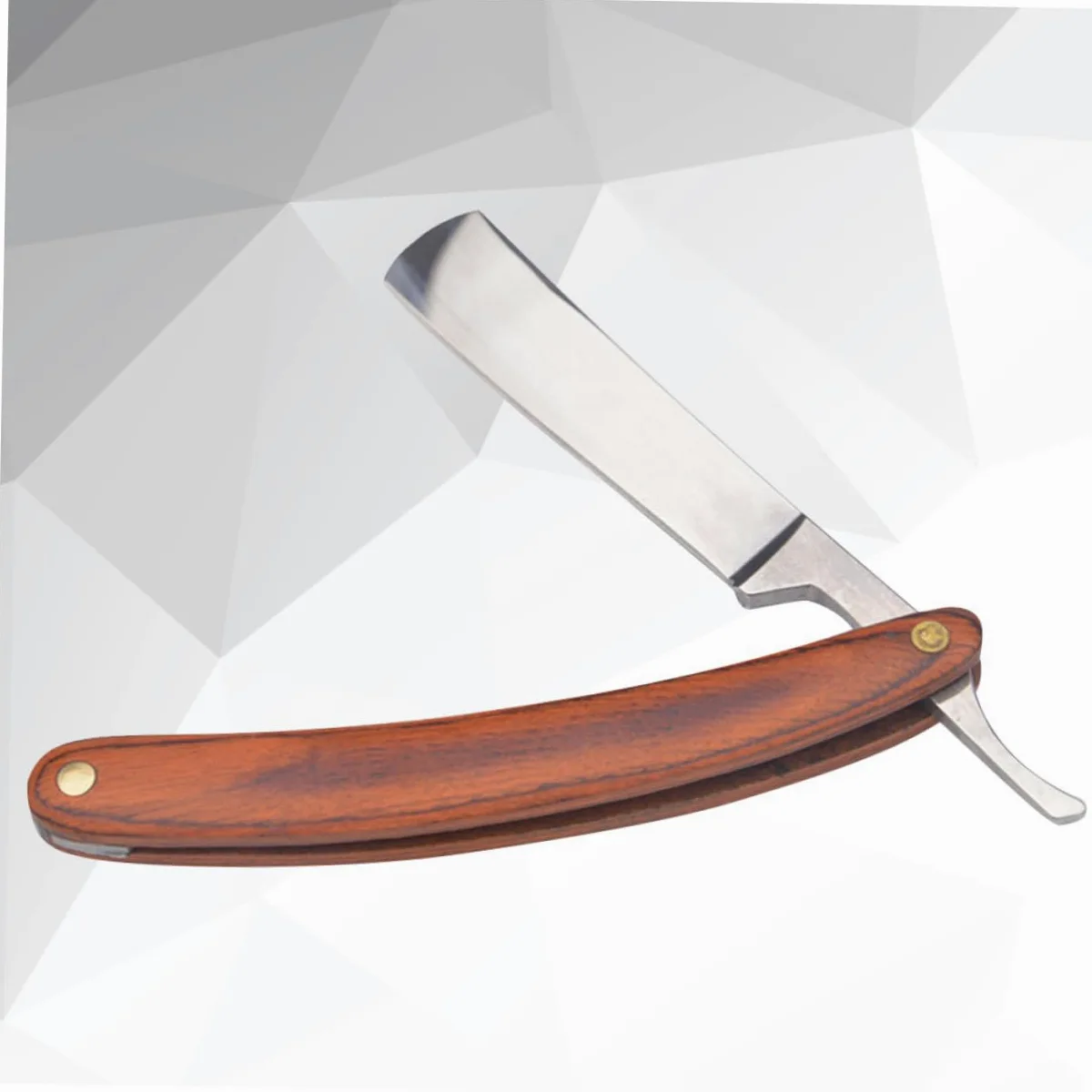 COLLBATH Maquinilla de Afeitar Manual Mango de Madera y Acero Inoxidable Vintage Diseño Antiguo Peso Equilibrado para Afeitado Cómodo y Preciso en Hombres
