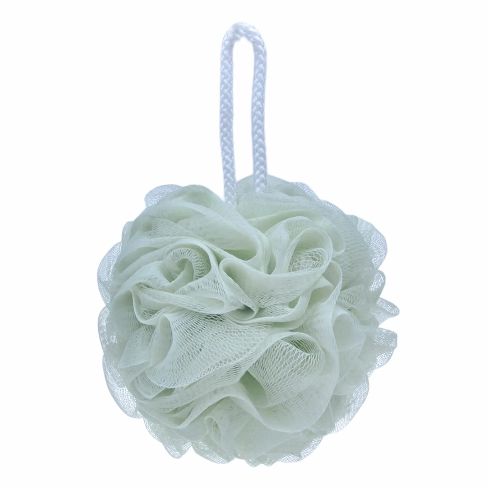 Esponja de Ducha, 4 Uds., cepillos de baño, Burbujas ricas, Bola de baño Grande, Malla de Masaje Exfoliante, esponjas de Ducha, Flor