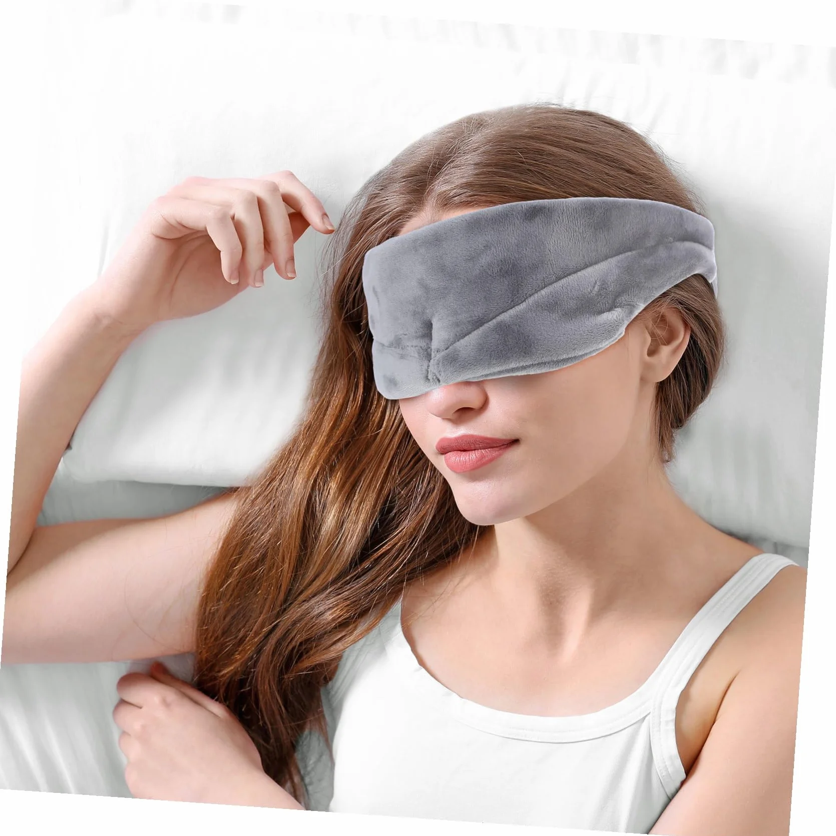 FOMIYES 3 Piezas Antifaz Tridimensional Para Dormir Protector Ocular Para Dormir Tapones Para Los Oídos Antifaz Para Visera Contorneada 3D Venda Nocturna Ligero