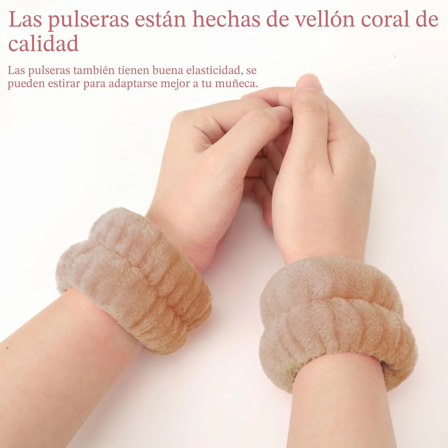 DRESHOW Diadema Spa para Lavarse la Cara Set de Muñequeras Esponja de Rizo Suave Maquillaje Cuidado de la Piel