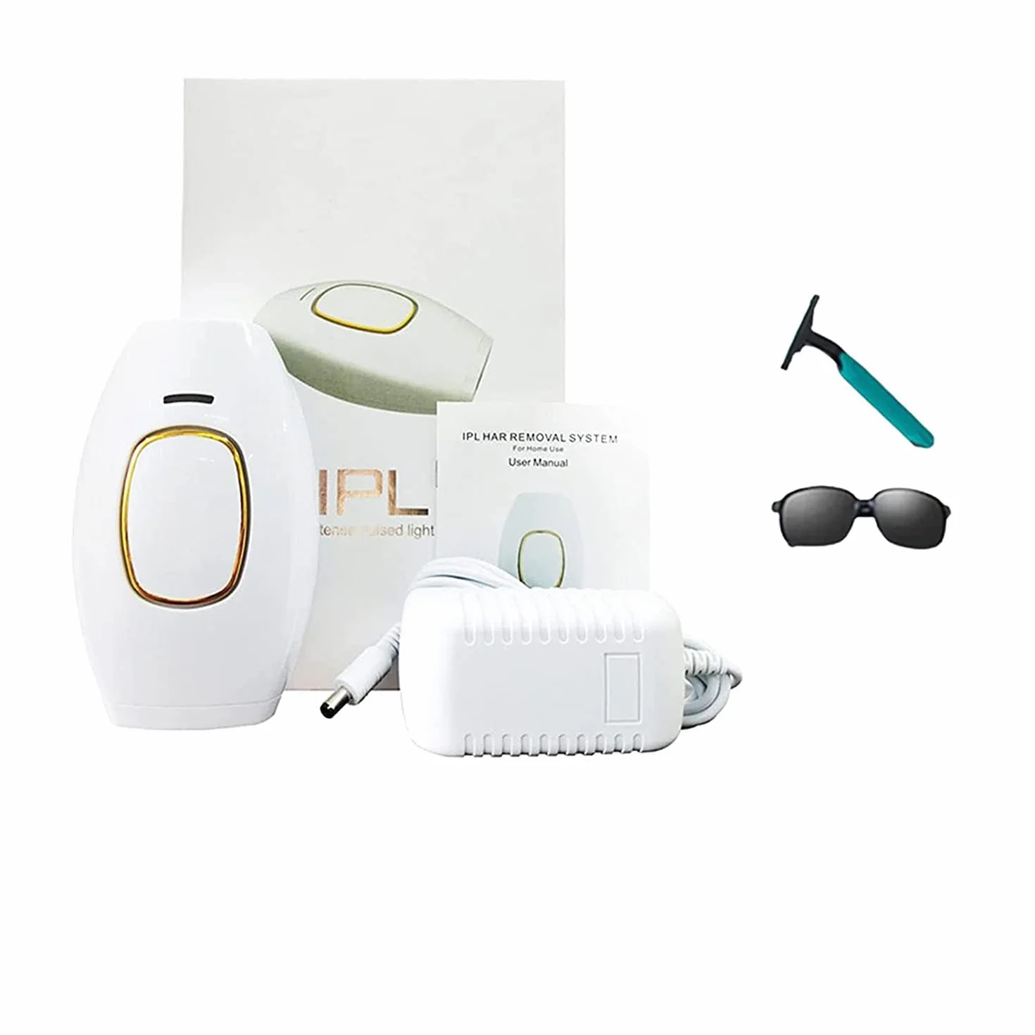 5minskin Depilación Láser Auricular Dispositivo de Luz para Mujeres Hombres Blanco