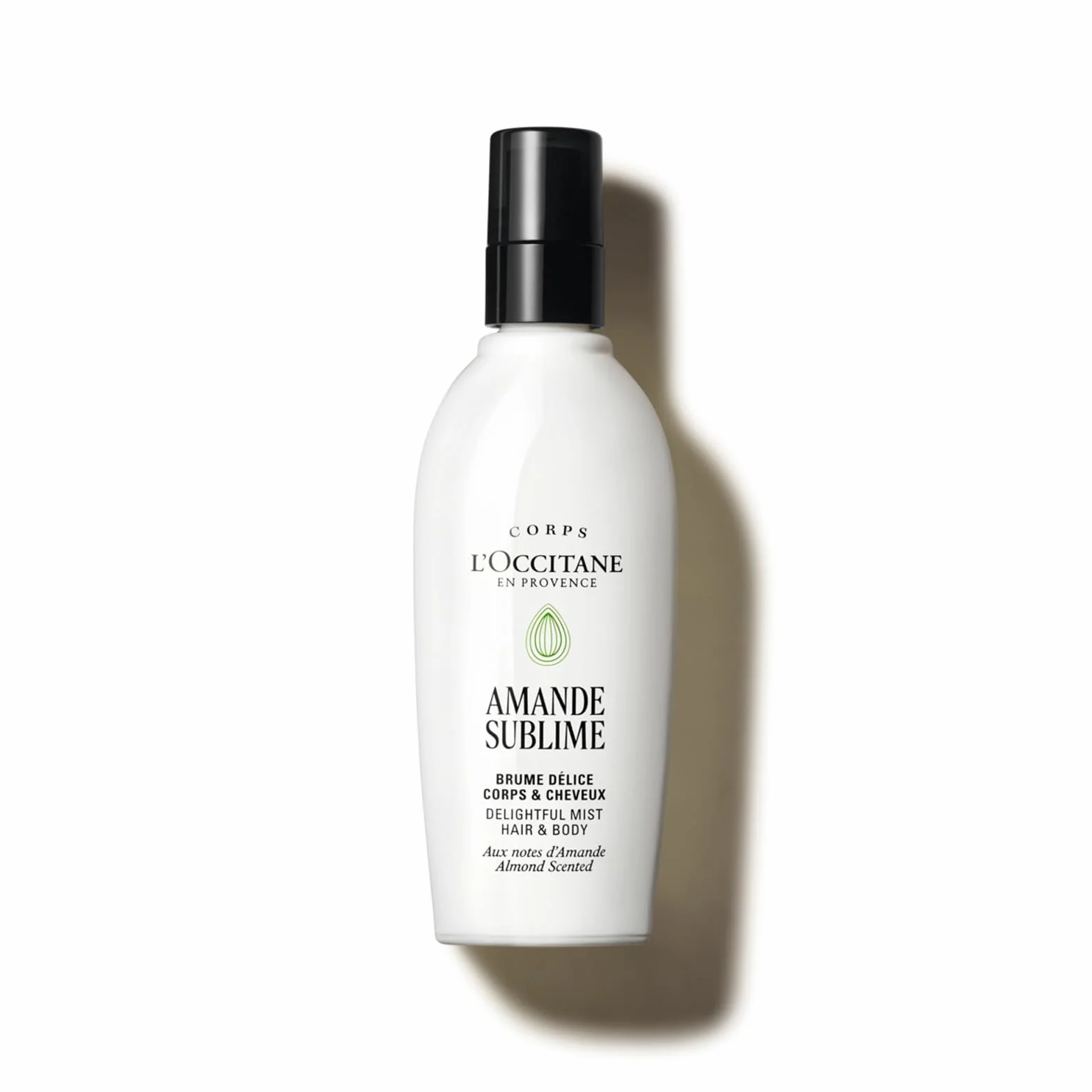 L'OCCITANE - Bruma Delicia Cuerpo & Cabello Almendra (Amande Sublime) - 100 ml - Notas de fresia, almendra y vainilla - Fabricado en Francia