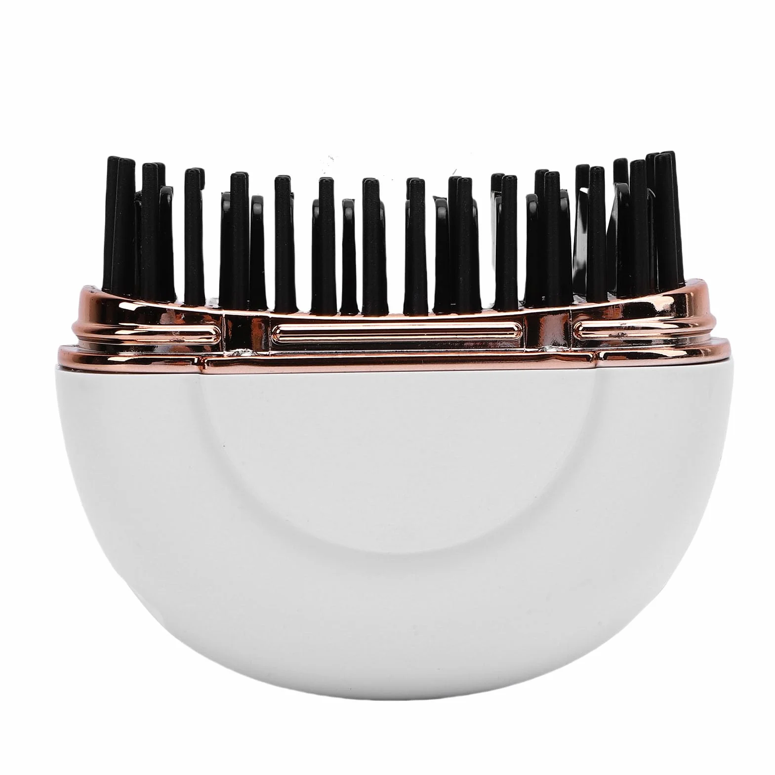TARSHYRY Cepillo Alisador de Cabello Inalámbrico 2 en 1, Rizador y Alisador Recargable de Preparación Rápida, con 3 Niveles de Temperatura Ajustable 75°C/85°C/95°C para Todo Tipo de Cabello (BLANCO)