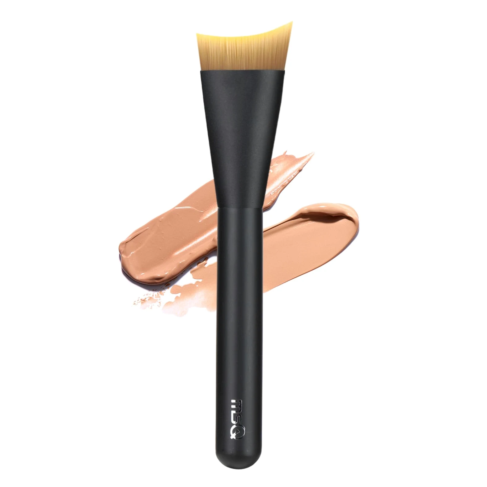 MSQ 1 brocha para base de maquillaje, ultrafina, para maquillaje líquido