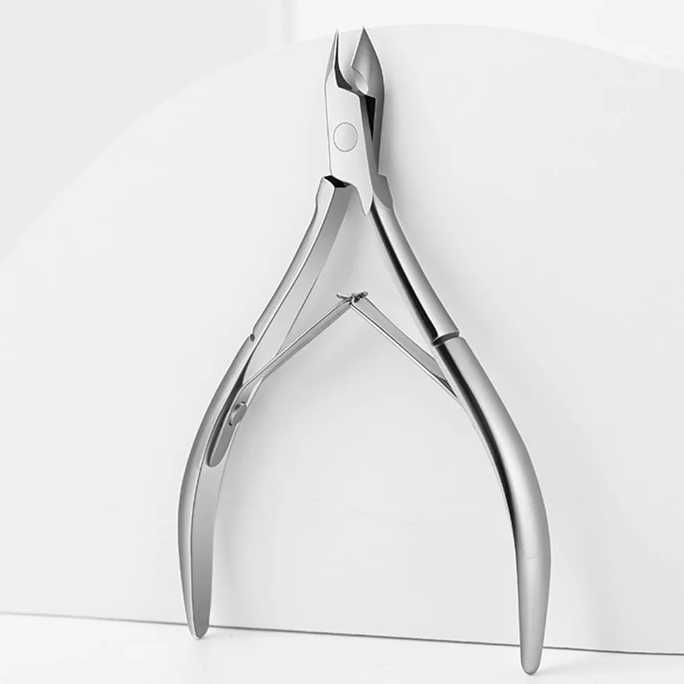 Cortador de cutículas profesional acero inoxidable para manicura y pedicura