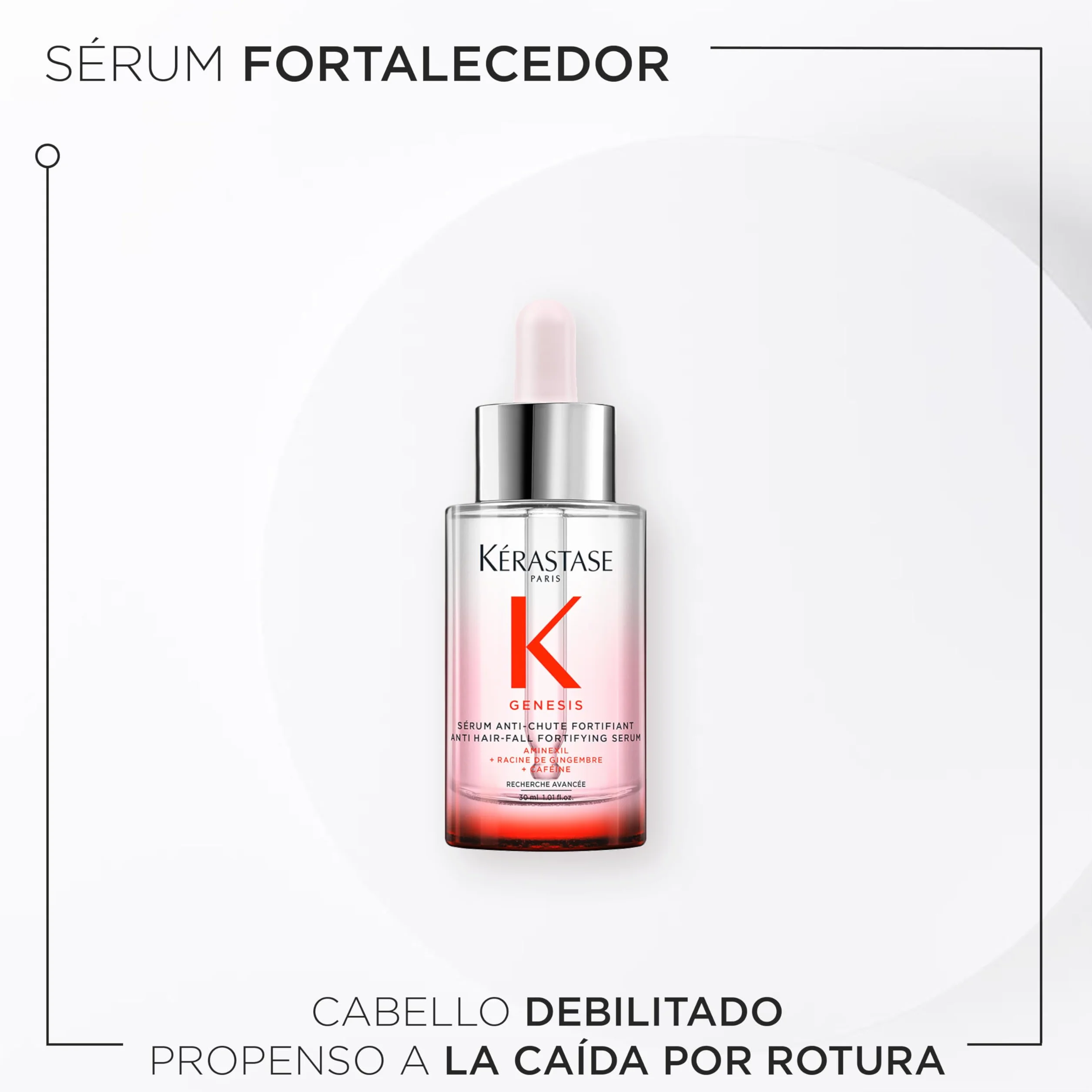 Kérastase Genesis Sérum Anti-Chute Fortifiant Tratamiento Anticaída (Tamaño Mini) 30ml