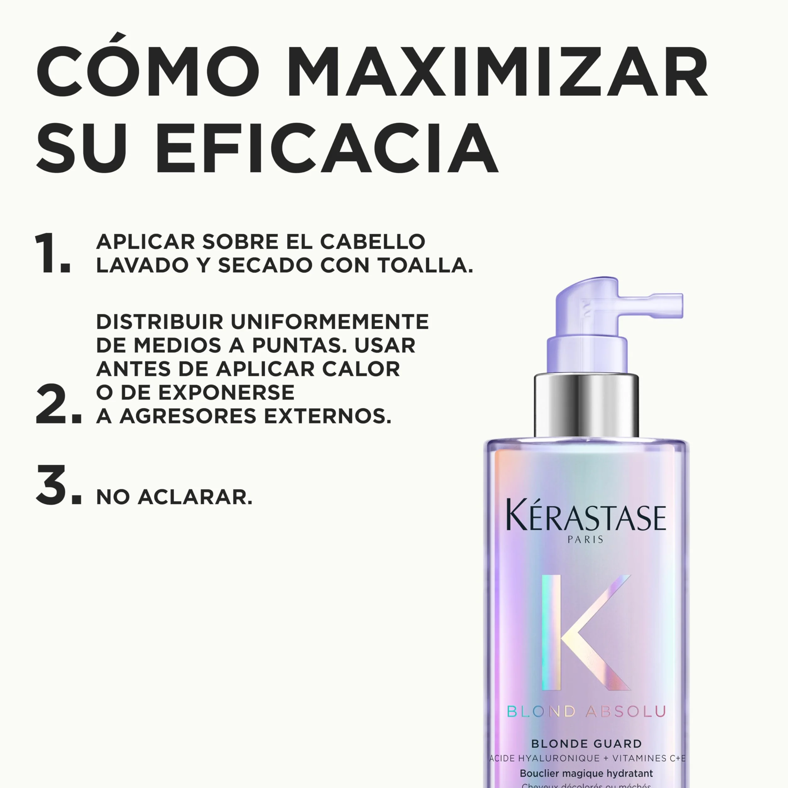 Kérastase Blonde Guard Escudo Protector Hidratante Spray Sin Aclarado