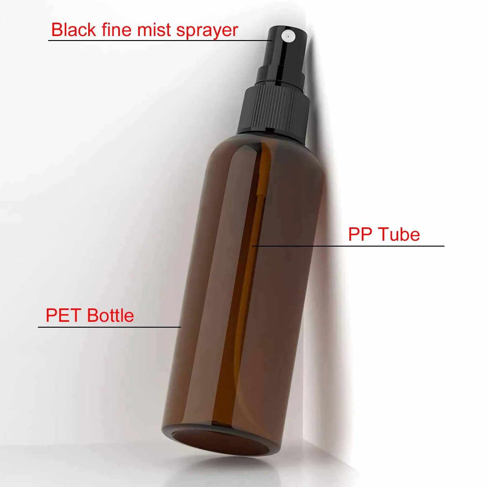 Botellas de Spray Pulverizador 100ml Azul Negro Plastico 24 Piezas para Viaje Cosméticos