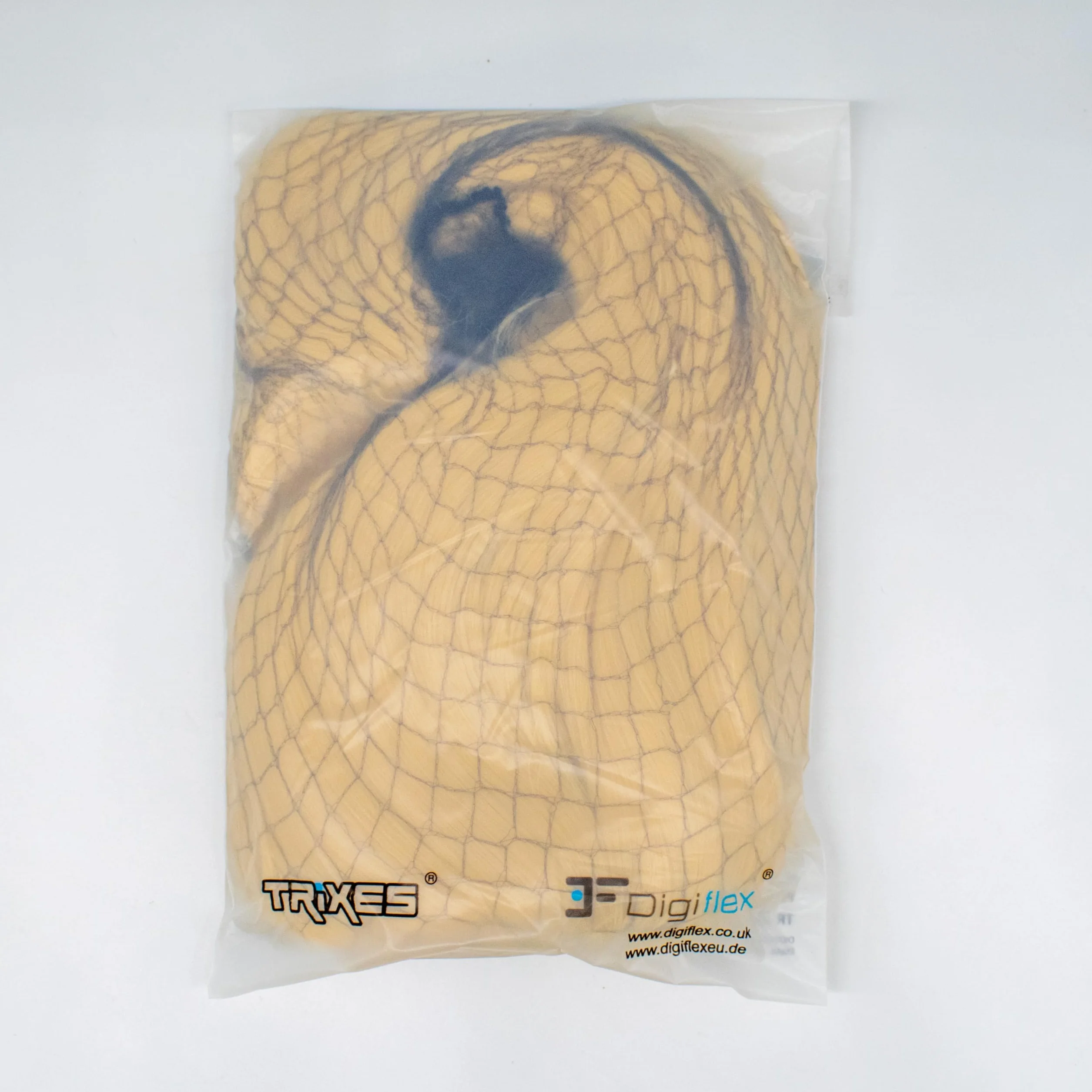 TRIXES Peluca Larga Ondulada Rubia Brillante para Disfraz Cosplay Halloween