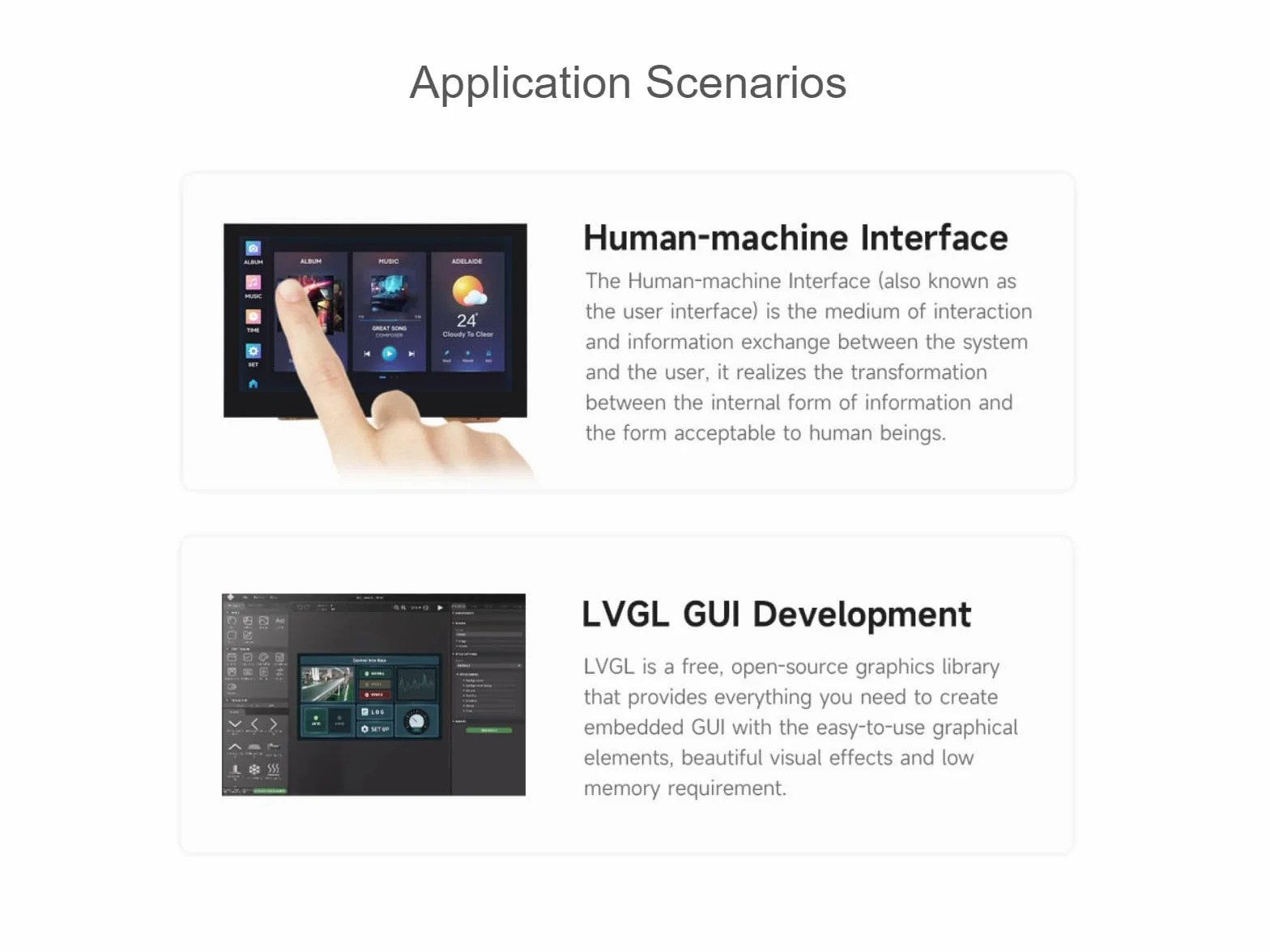 ESP32-S3 4.3inch Capacitive Touch Display Development Board with 2.4GHz WiFi BLE 5, 32-bit LX7 Dual-Core Processor, Flash PSRAM