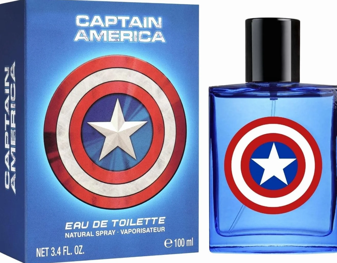 Marvel Captain America Eau de Toilette 100 ml Perfume en aerosol vegano