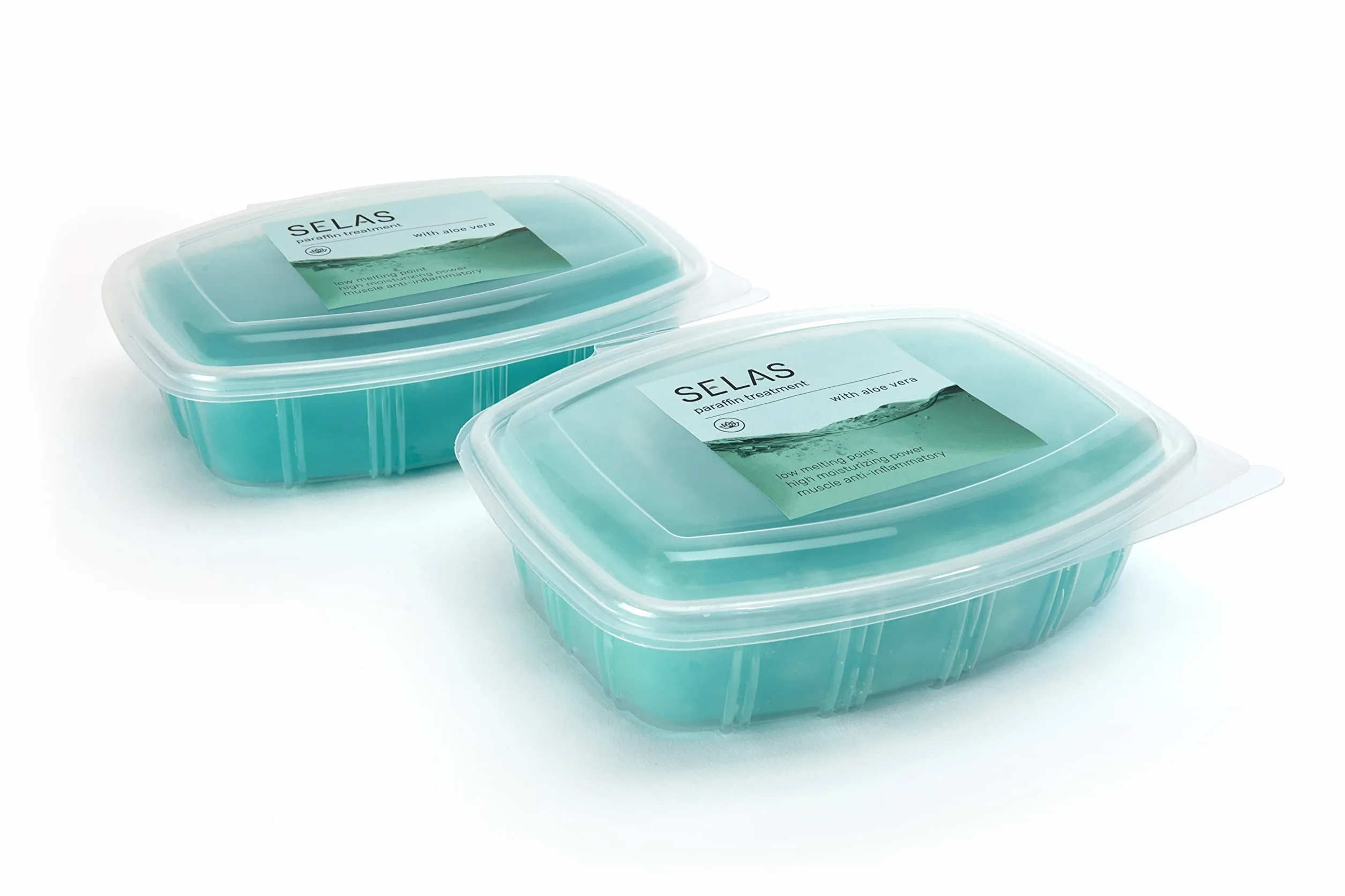Parafina de Aloe Vera 2600ml 980g x 2 Unidades SELAS Para Tratamientos Terapéuticos y Estéticos