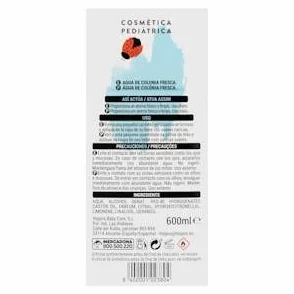 Agua de colonia infantil fresca notas cítricas 600 ml Pack 2