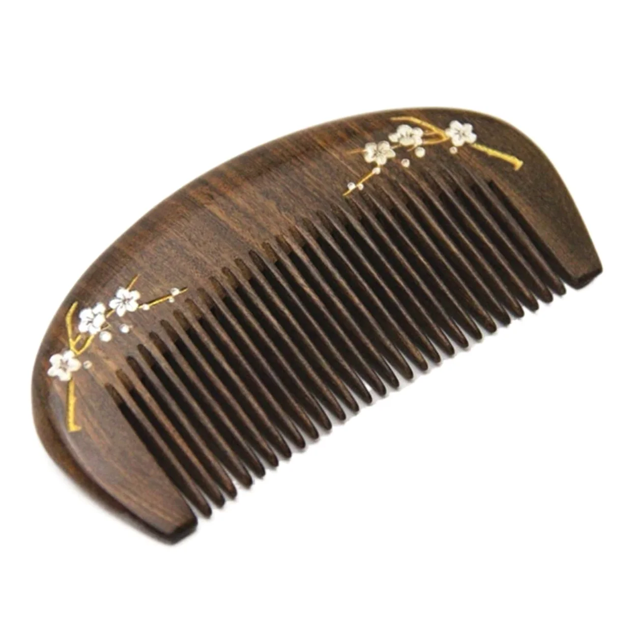 MRKU Peines para el Cabello, 1 Paquete, Peine de Madera, Peine de Bolsillo para la Cabeza, Peine de Masaje, Accesorios para peinar el Cabello para Mujeres y niñas, Cepillo para el Cabello