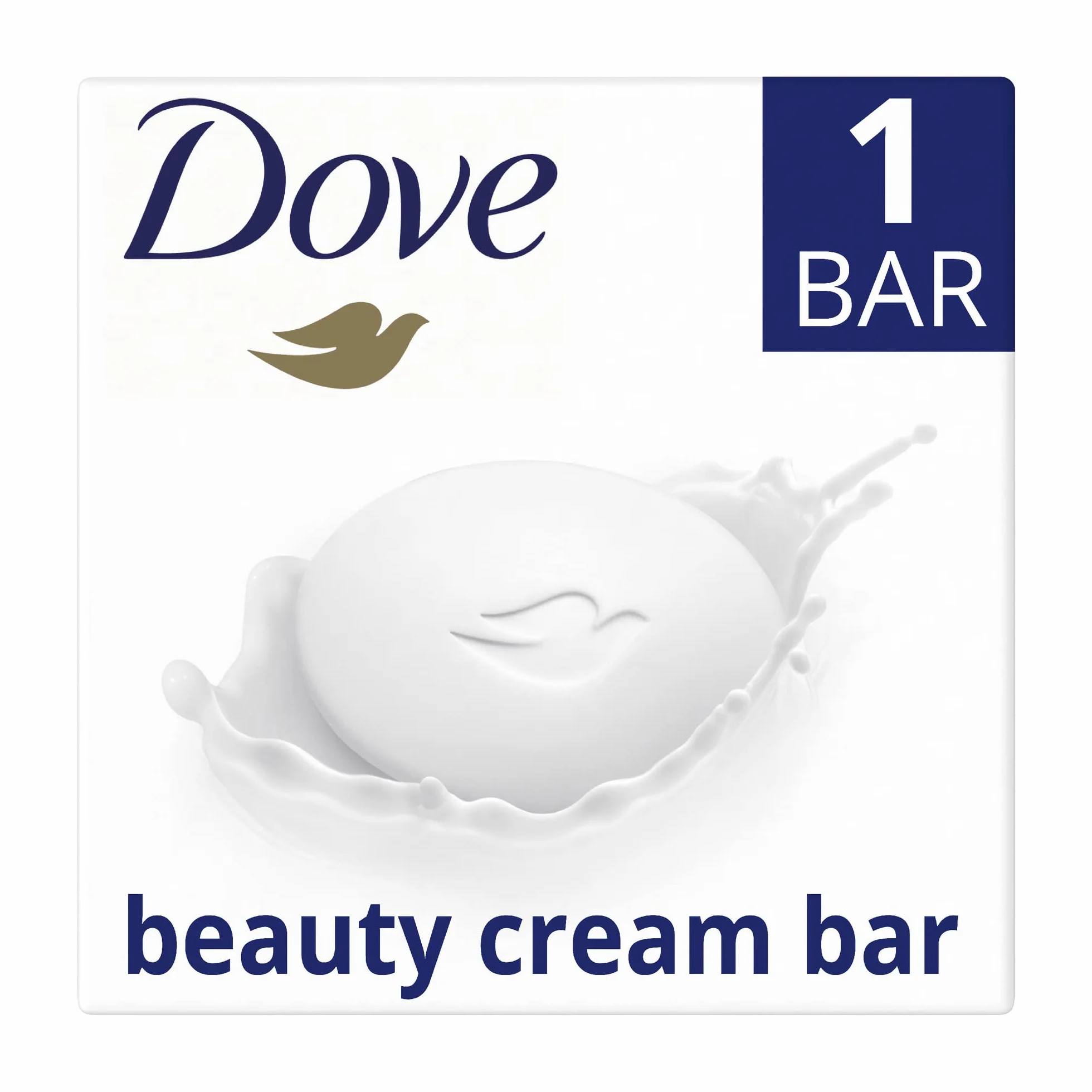Dove Jabón Original en Pastilla 90 g con 1/4 de Crema Hidratante