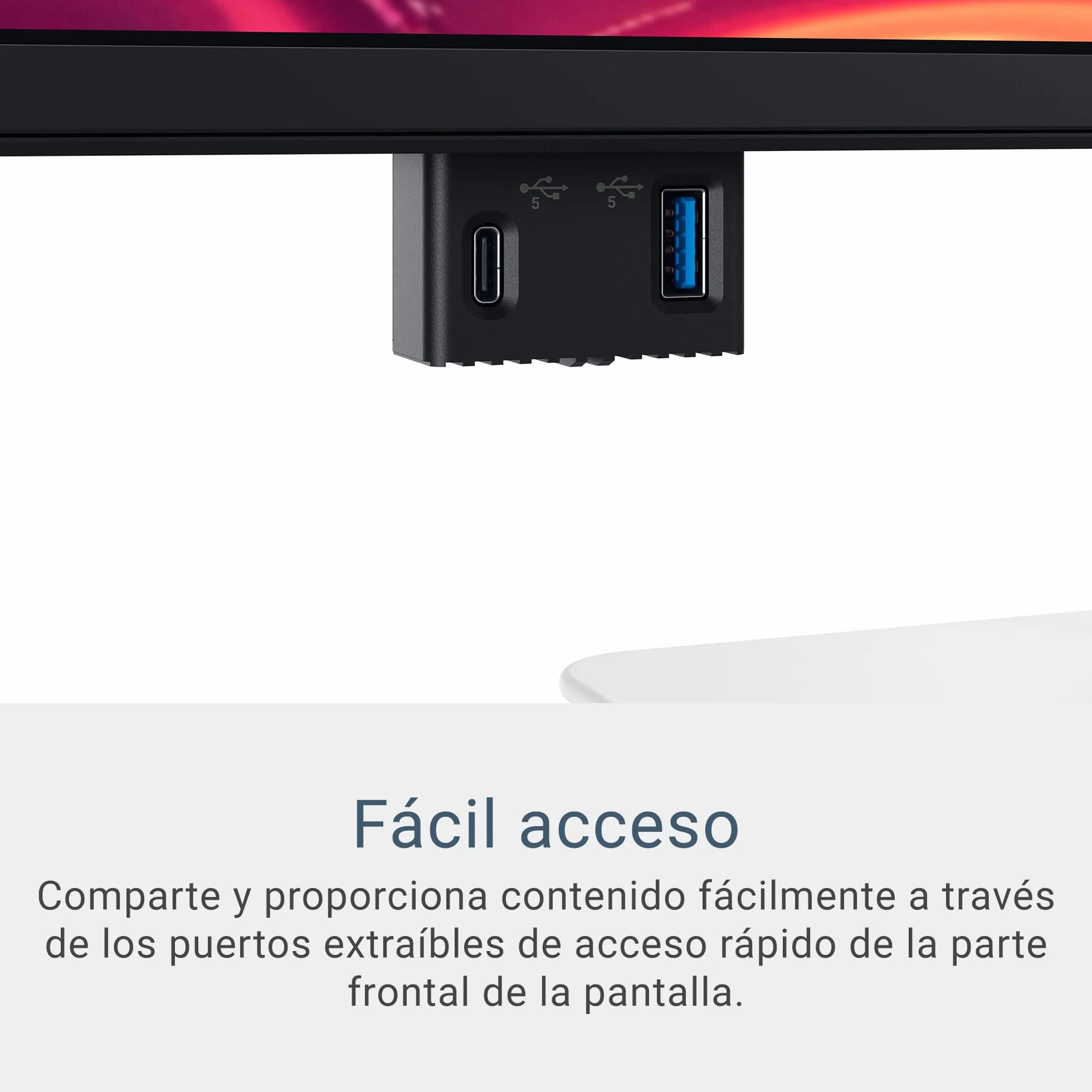 DELL 27 Plus USB-C Monitor S2725QC 4K UHD 3840x2160 120Hz IPS AMD FreeSync Premium 99% sRGB Ajuste de Altura Altavoces Integrados