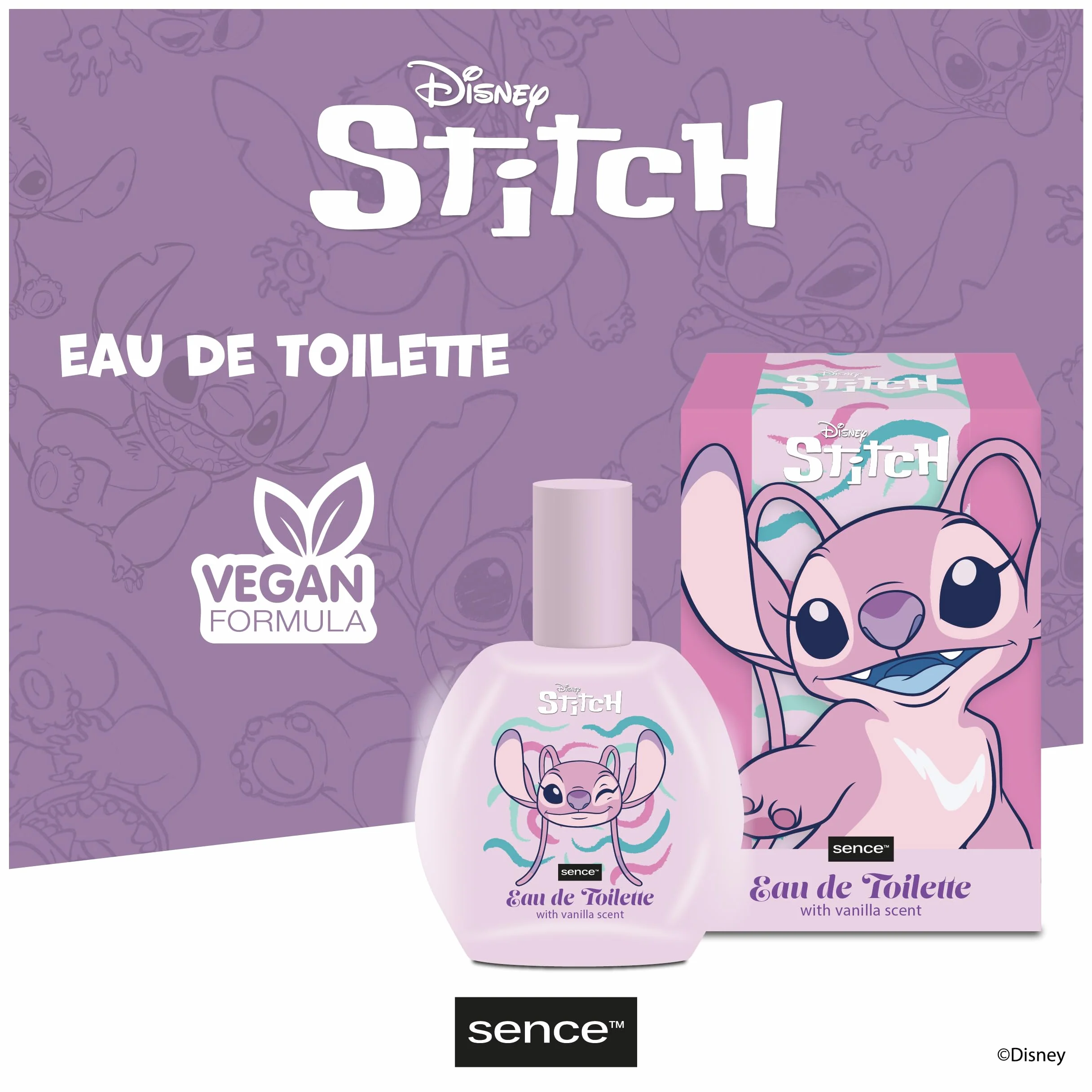Disney Stitch & Angel Vainilla EDT Eau de Toilette dla dzieci 100 ml