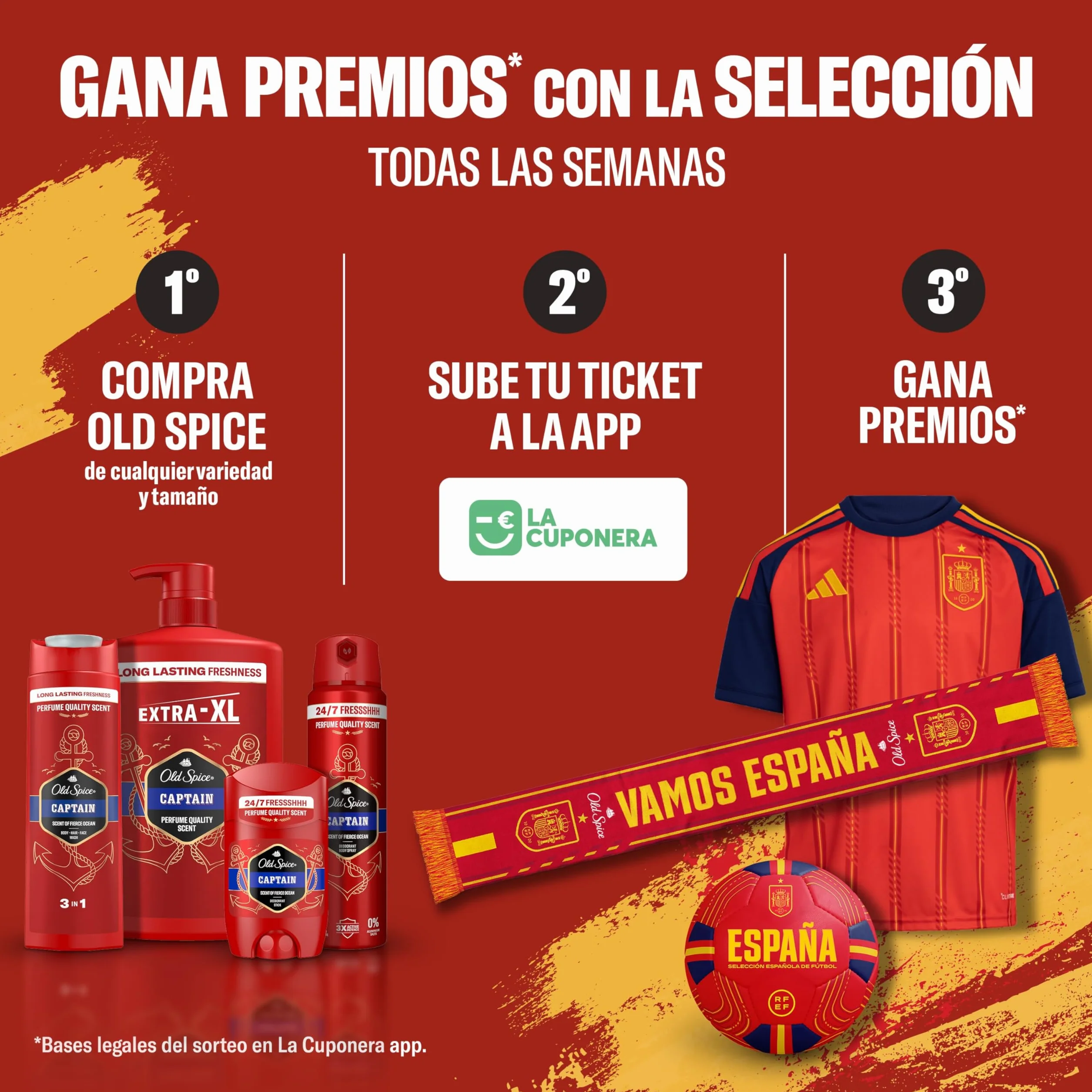 Old Spice Capitán Desodorante En Barra Para Hombres 50 ml 6 pack