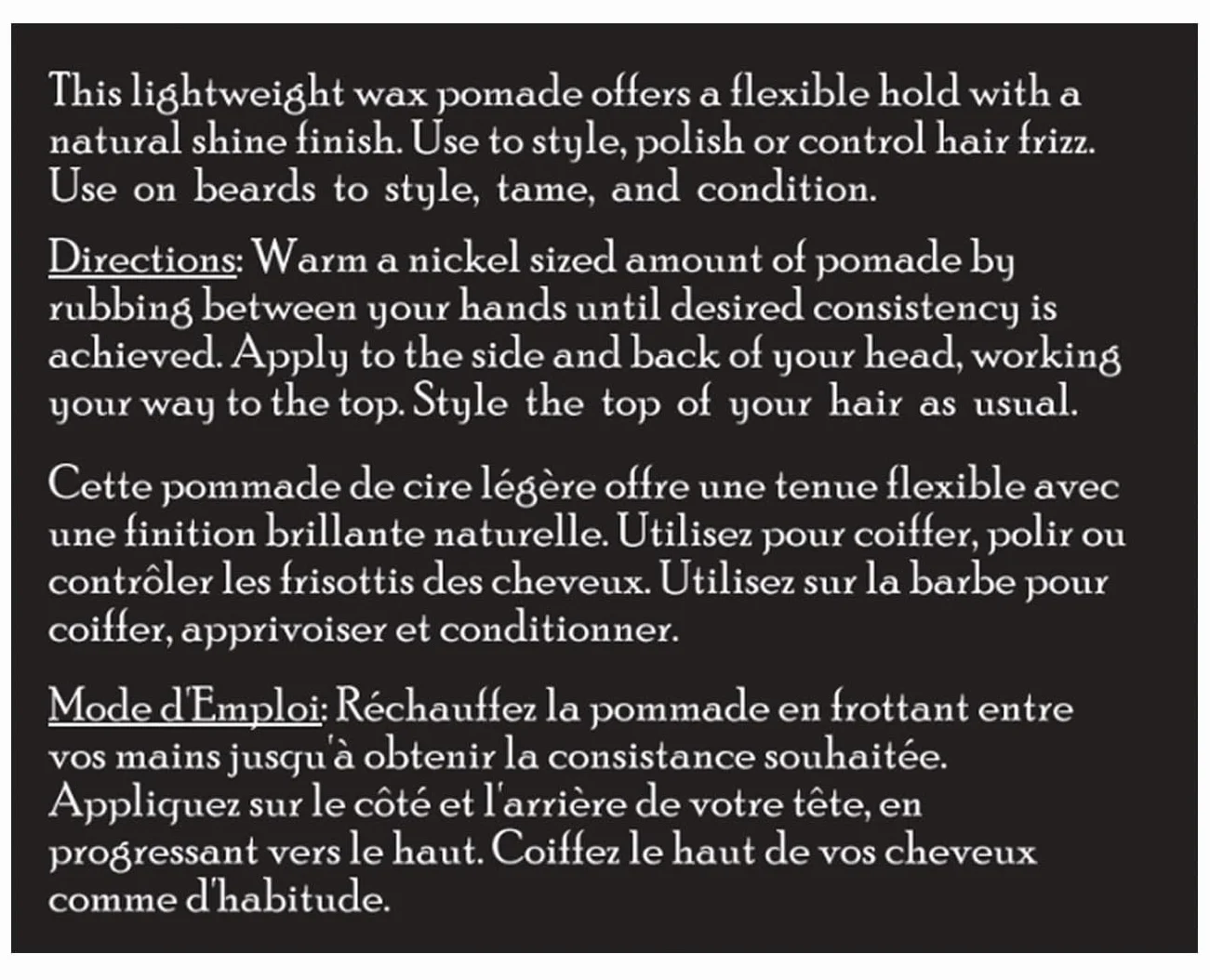 Brickell Men’s Products Pomada para el Pelo Fijación Flexible para Hombres Natural y Orgánica 59 ml