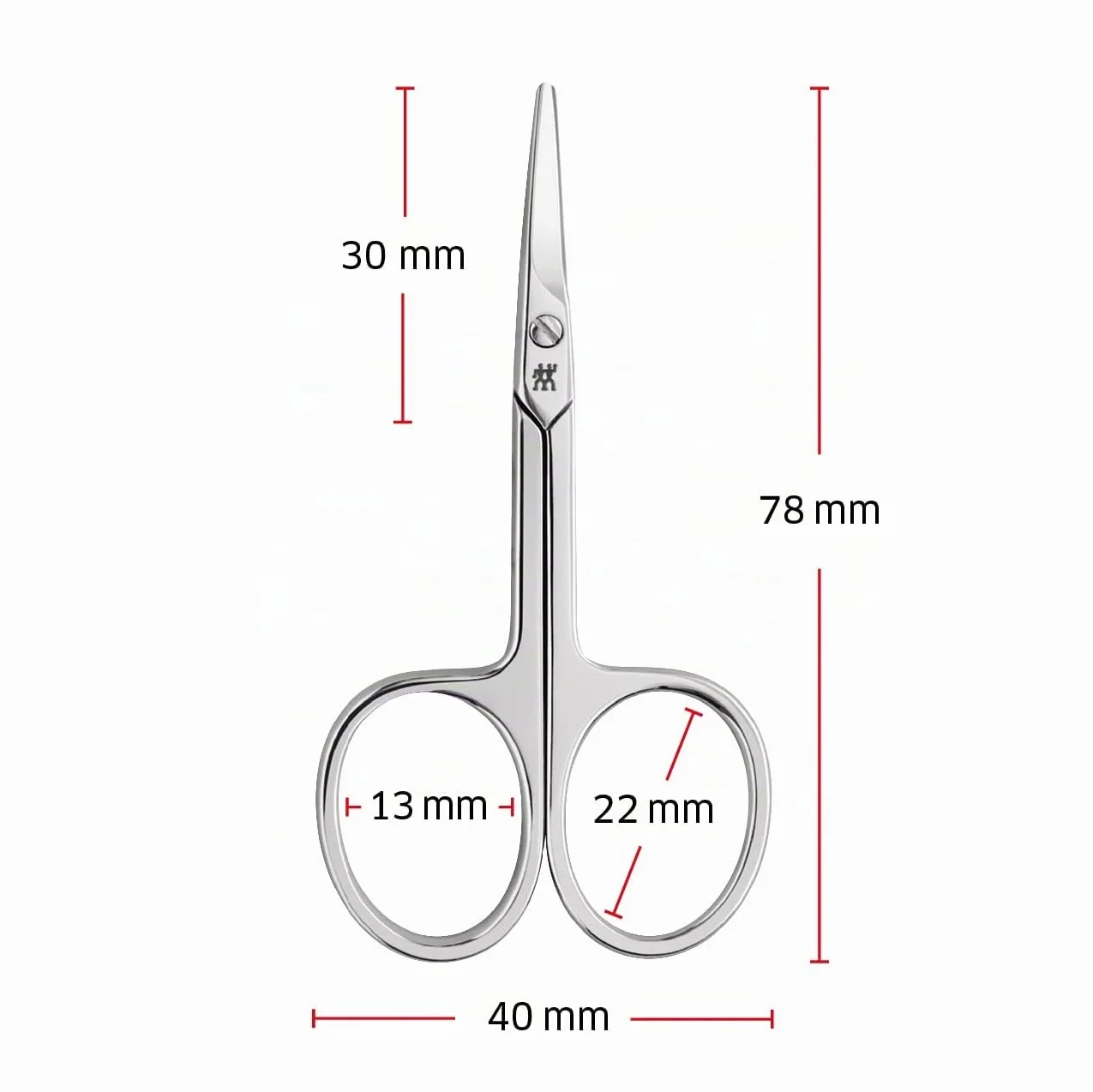 ZWILLING Tijeras para uñas de bebés y niños, filo curvado, 85 mm