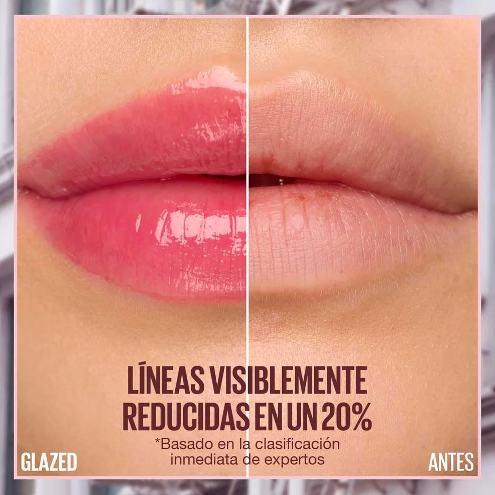 Maybelline New York Lifter Glaze Bálsamo Labial con Color, Hidratación 24h, Ácido Hialurónico