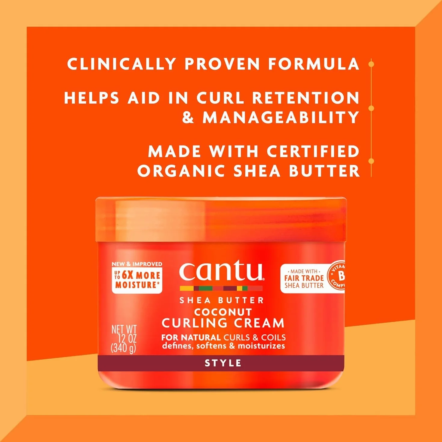 Cantu Crema de Manteca de Karité 340 g para Rizado Natural
