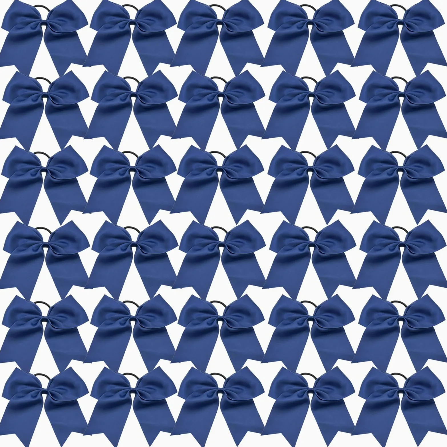 30 lazos grandes de 8 pulgadas, color azul marino, para cola de caballo, hechos a mano, para niñas, adolescentes, sóftbol, animadoras, deportes (azul marino)